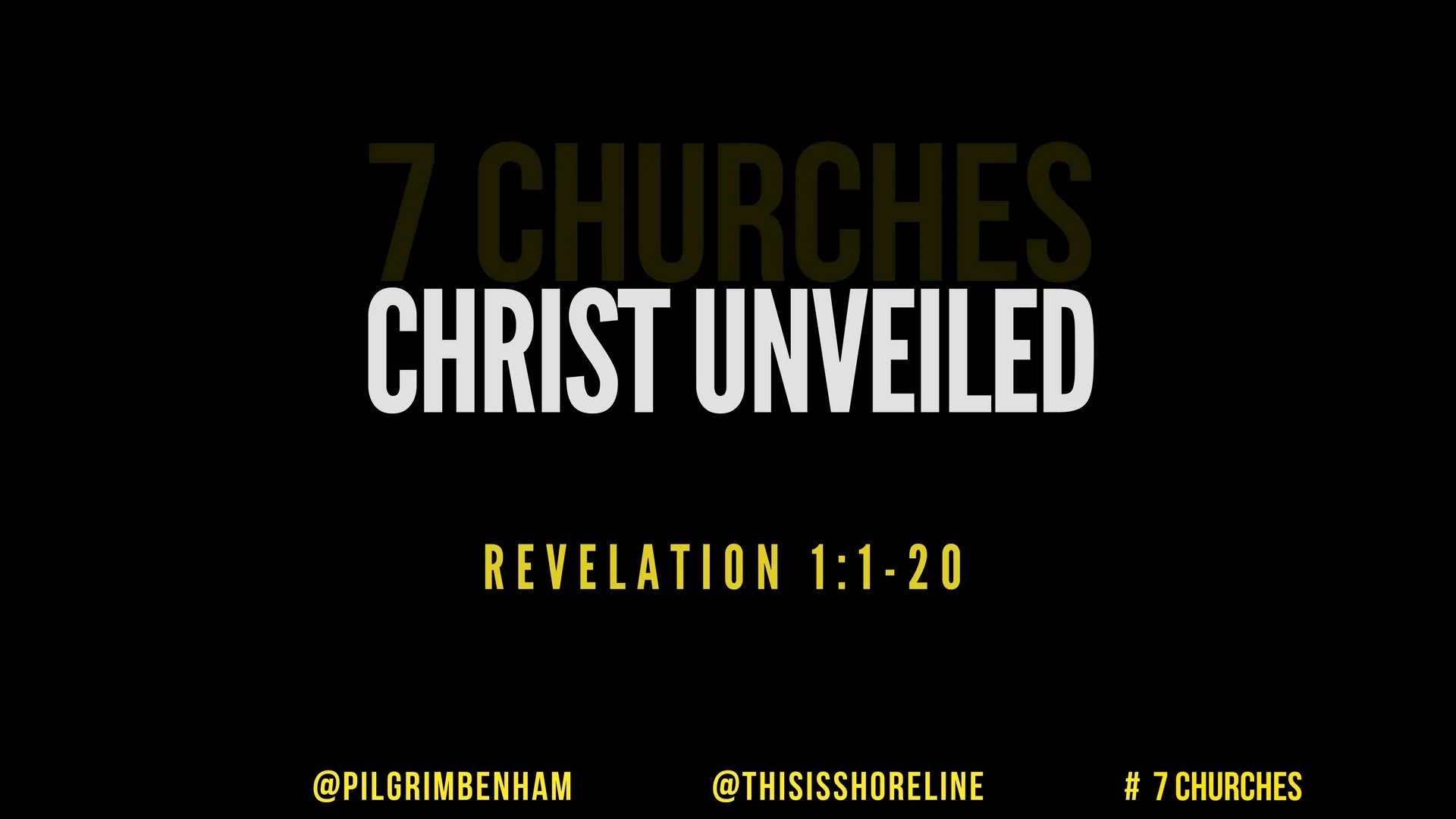 What comes into your mind when you think about Jesus? Get a glimpse of Christ like you've never seen Him before from Revelation chapter 1, taught by Pastor Pilgrim Benham in the "7 Churches" series at Shoreline Calvary Chapel.