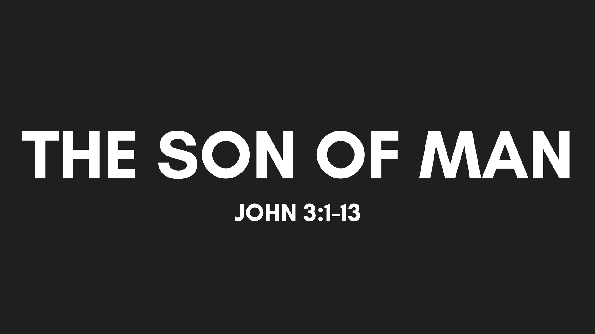 Jesus meets the religious man "Nicodemus" and shares the most important truth he will ever learn. Pastor Pilgrim Benham teaches John 3:1-13 in our series in the book of John called "Jesus Is".