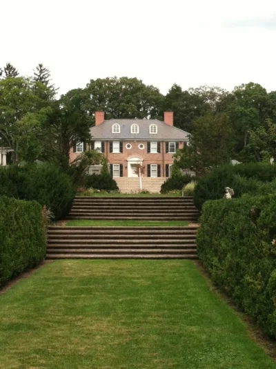 View from the center of the garden