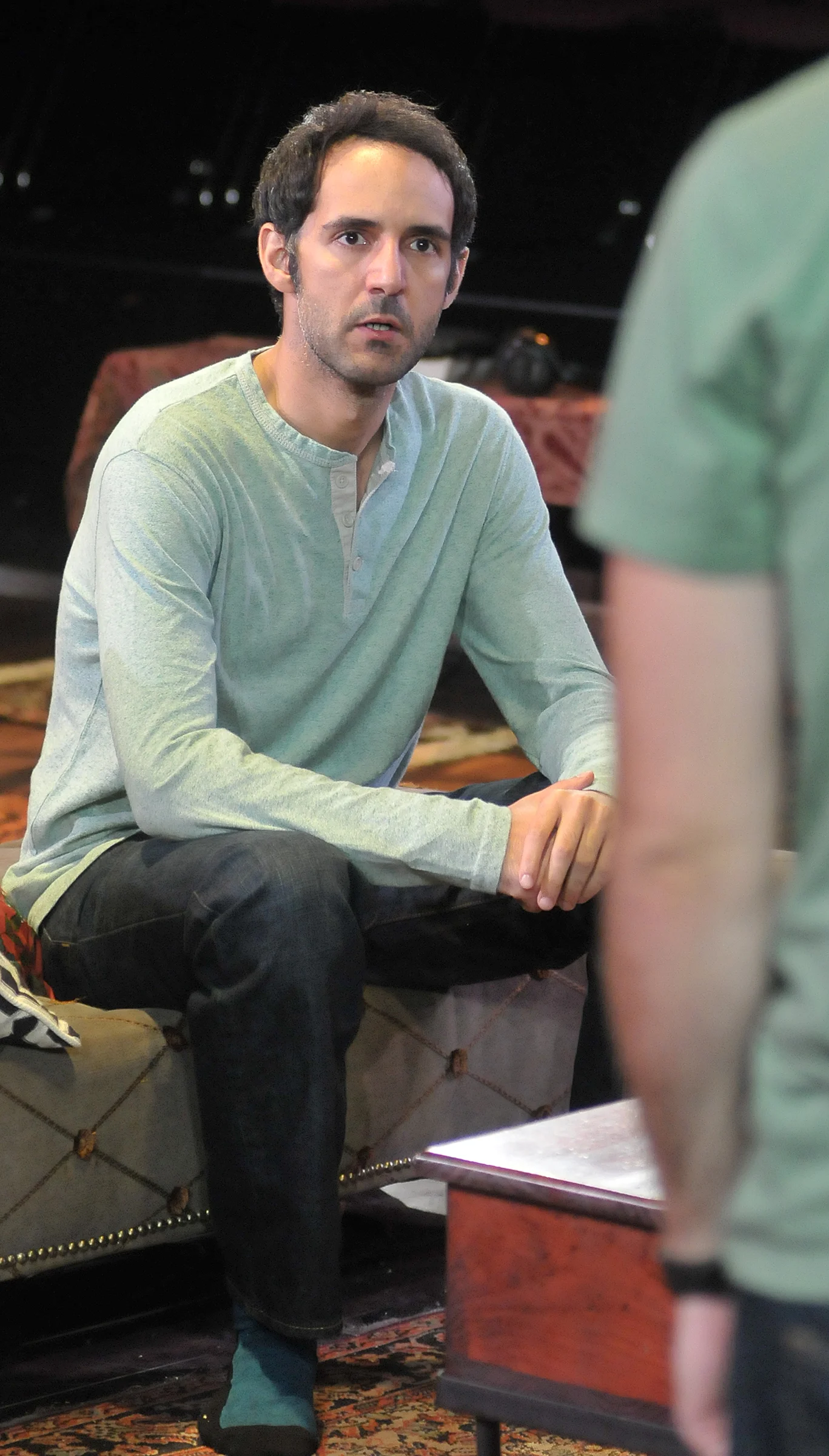 Nael Nacer in the SpeakEasy Stage Company production of TRIBES directed by M. Bevin O'Gara. Photo: Craig Bailey / Perspective Photo