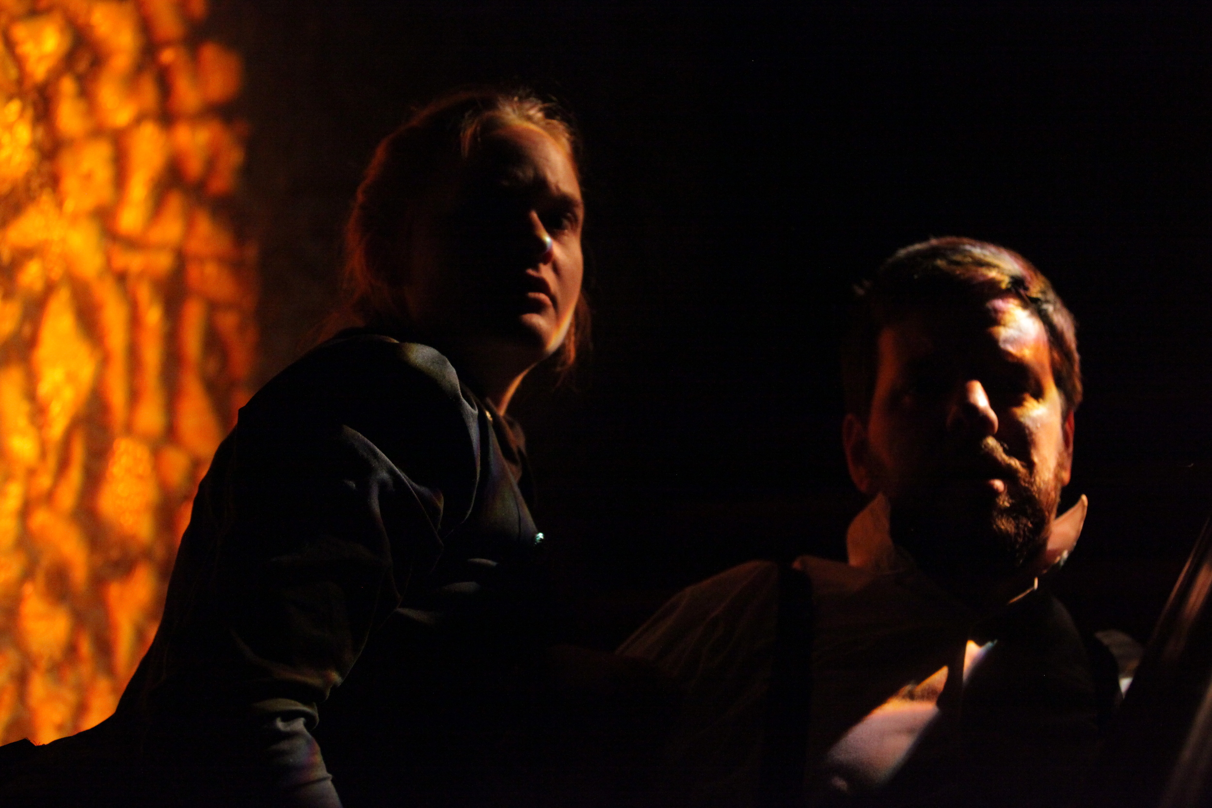 Stephen Libby and Anna Waldron in The Turn of the Screw. Photo by Kyler Taustin.