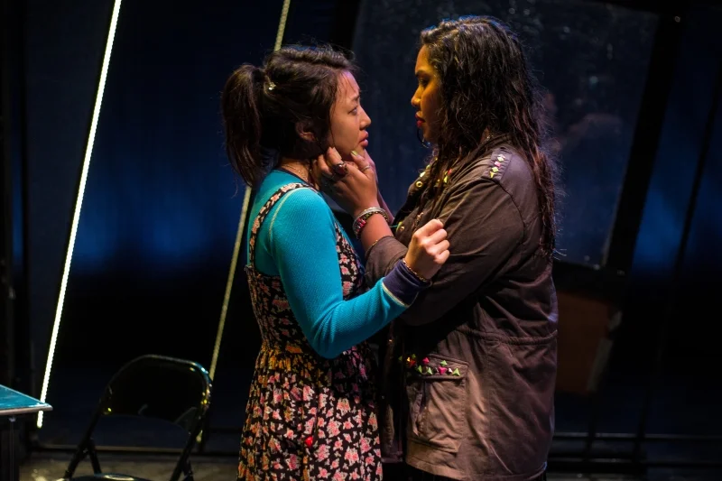 Pearl Shin and Ally Dawson in The Chronicles of Kalki . Photo: Paul Fox