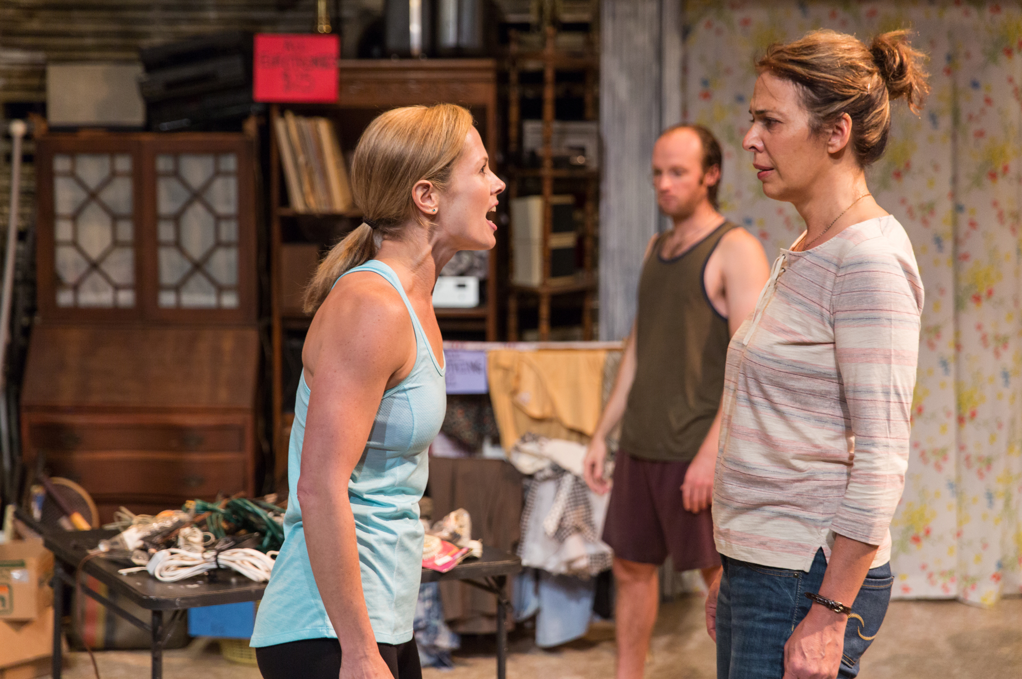  Tamara Hickey, Melinda Lopez, and Alex Pollock in the SpeakEasy Stage production of  Appropriate . Photo by Nile Hawver/Nile Scott Shots. 