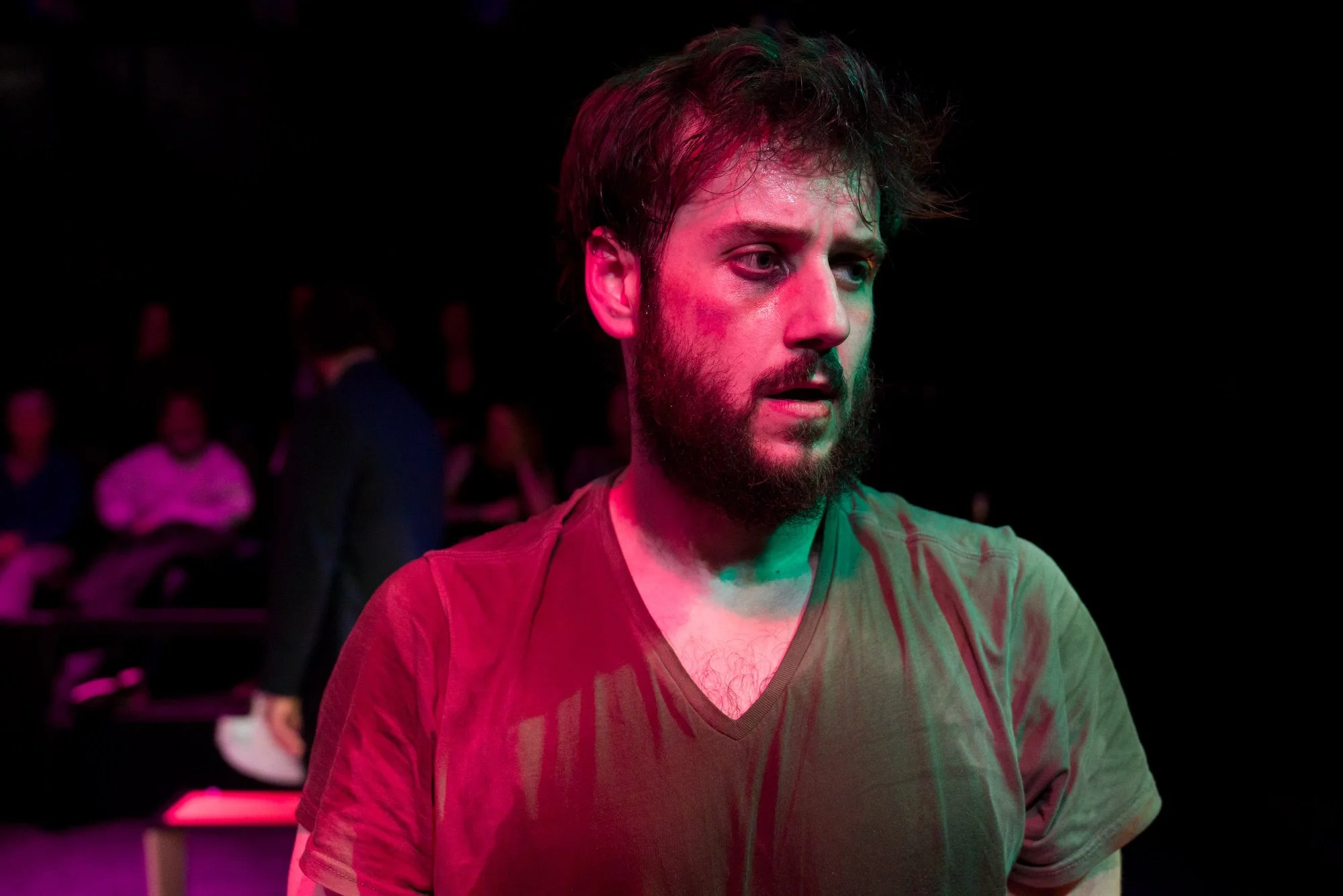 Greg Maraio in Walt McGough’s Brawler at the Kitchen Theatre Company, directed by M. Bevin O’Gara. Photo: Dave Burbank