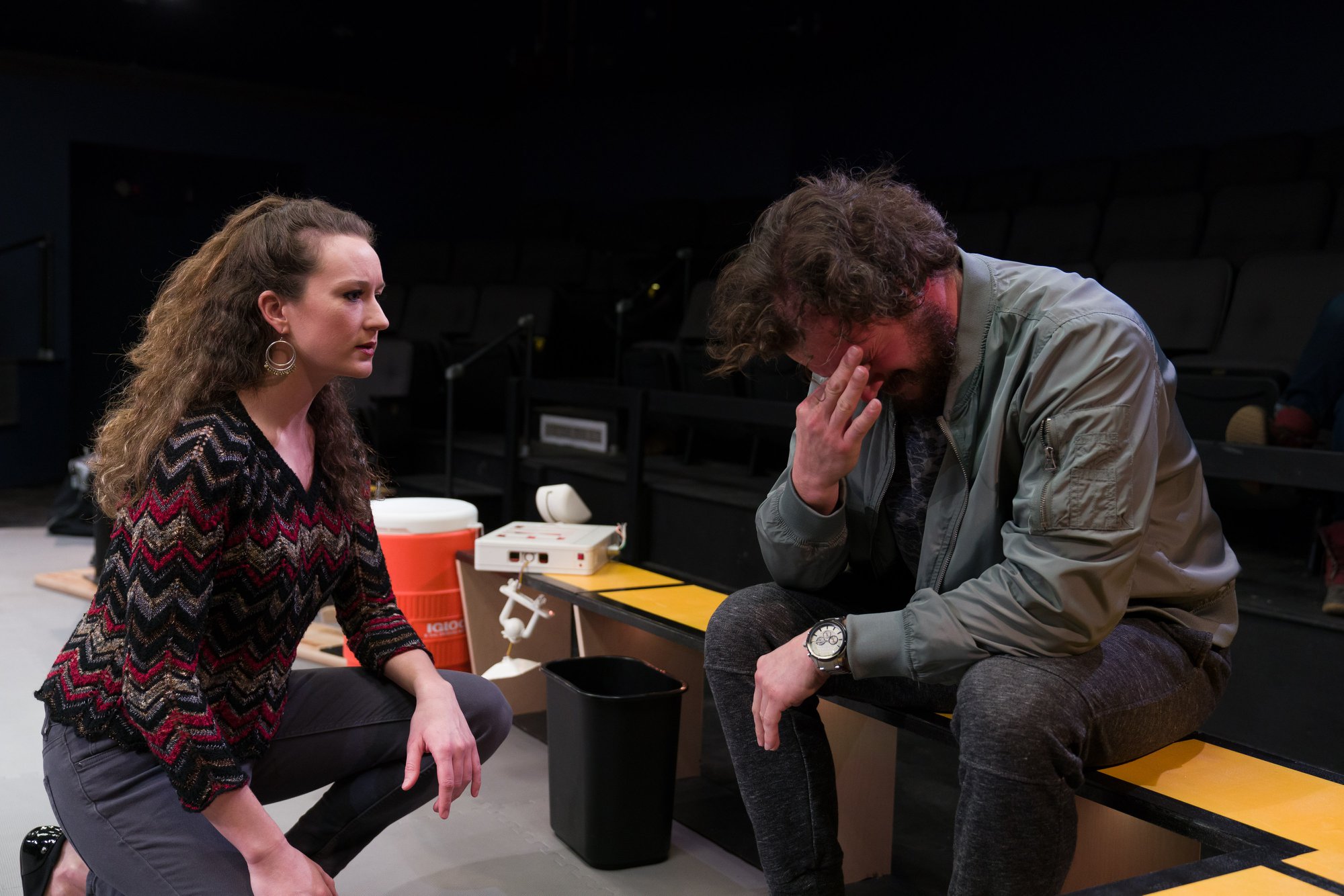 Gigi Watson and Anthony Goes in Walt McGough’s  Brawler  at the Kitchen Theatre Company, directed by M. Bevin O’Gara. Photo: Dave Burbank 