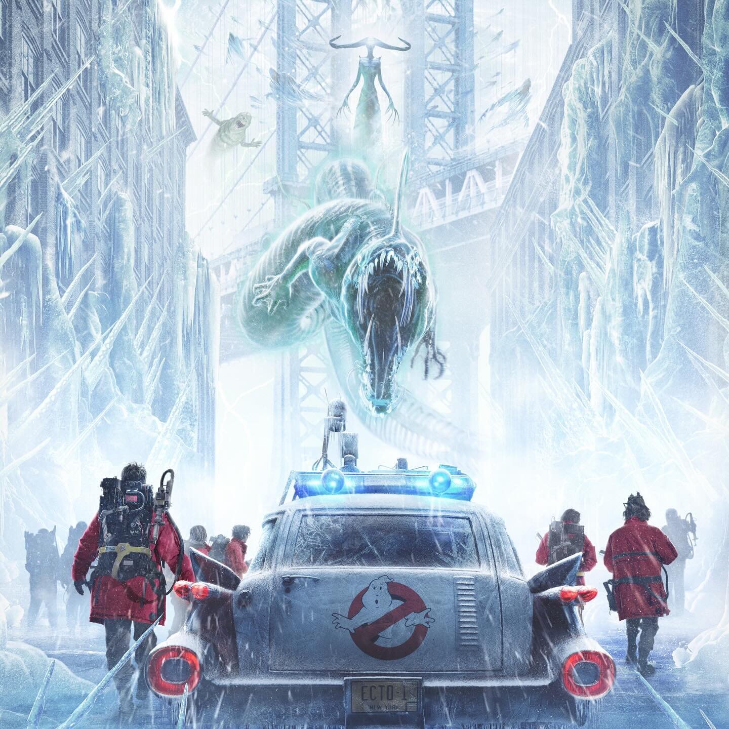Ghostbusters! In the snow! Dear 8-year-old me, I have a lot to tell you&hellip; 

March 29th! Be there! 👻 ❄️