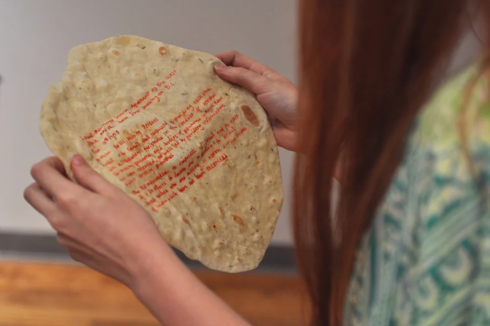 FRESH BREAD: take, break, & eat