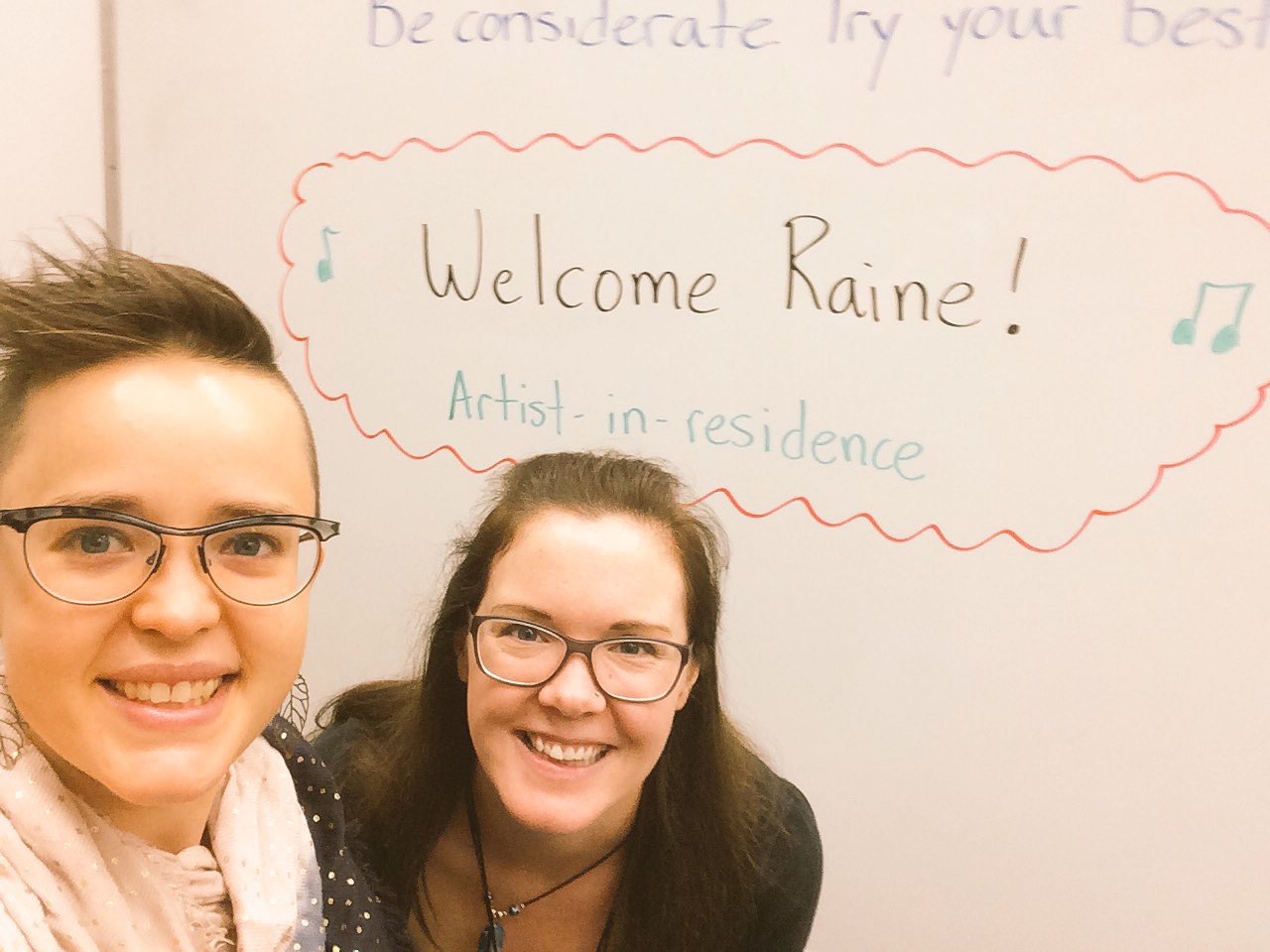 Welcome Raine! My first AIS program at Elwick School :)