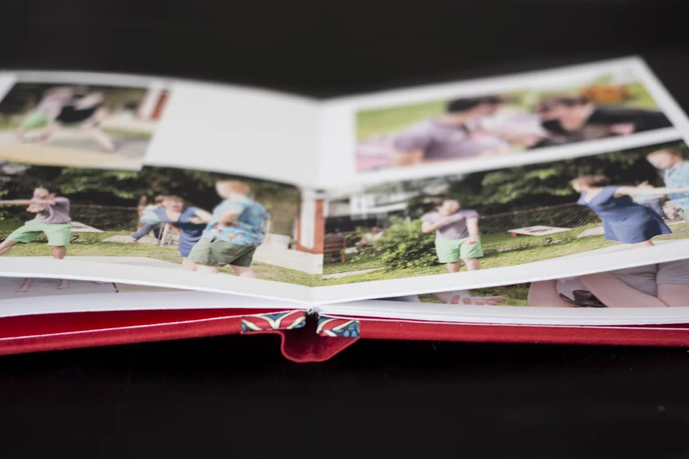 The flexible spine lets the drum leaf book lay flat.