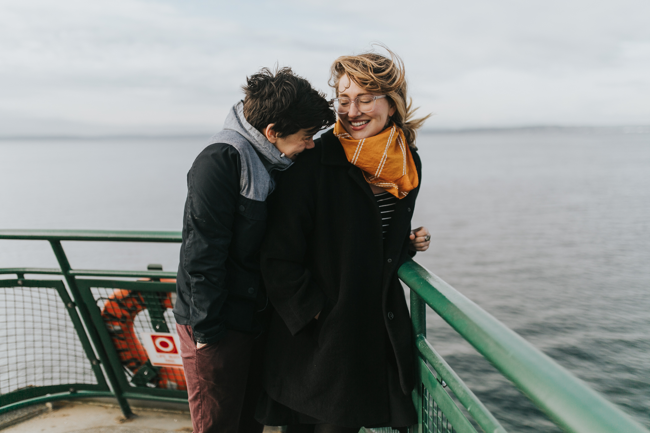 Same Sex Couple Seattle Engagement Photographer