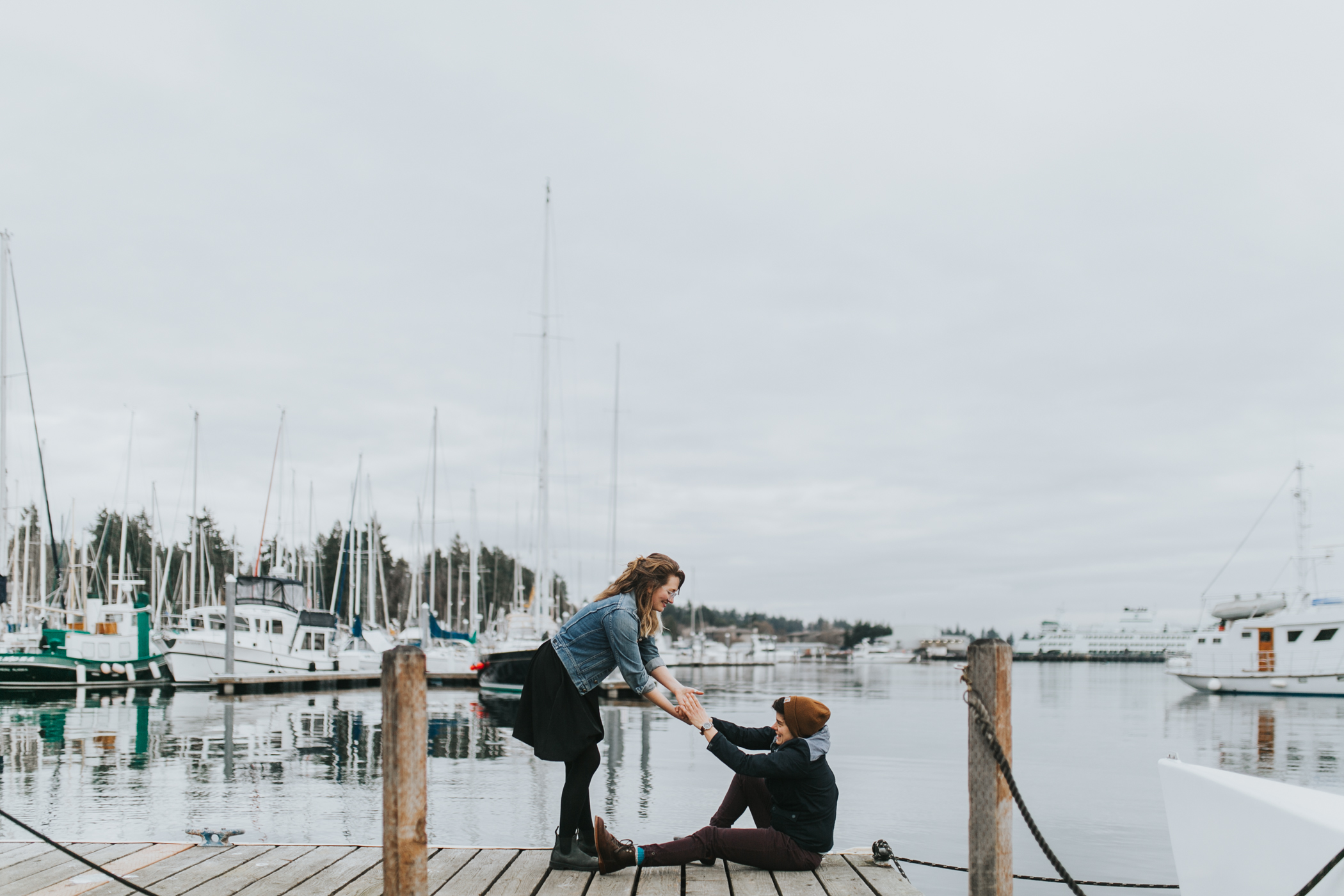 Same Sex Couple Seattle Engagement Photographer