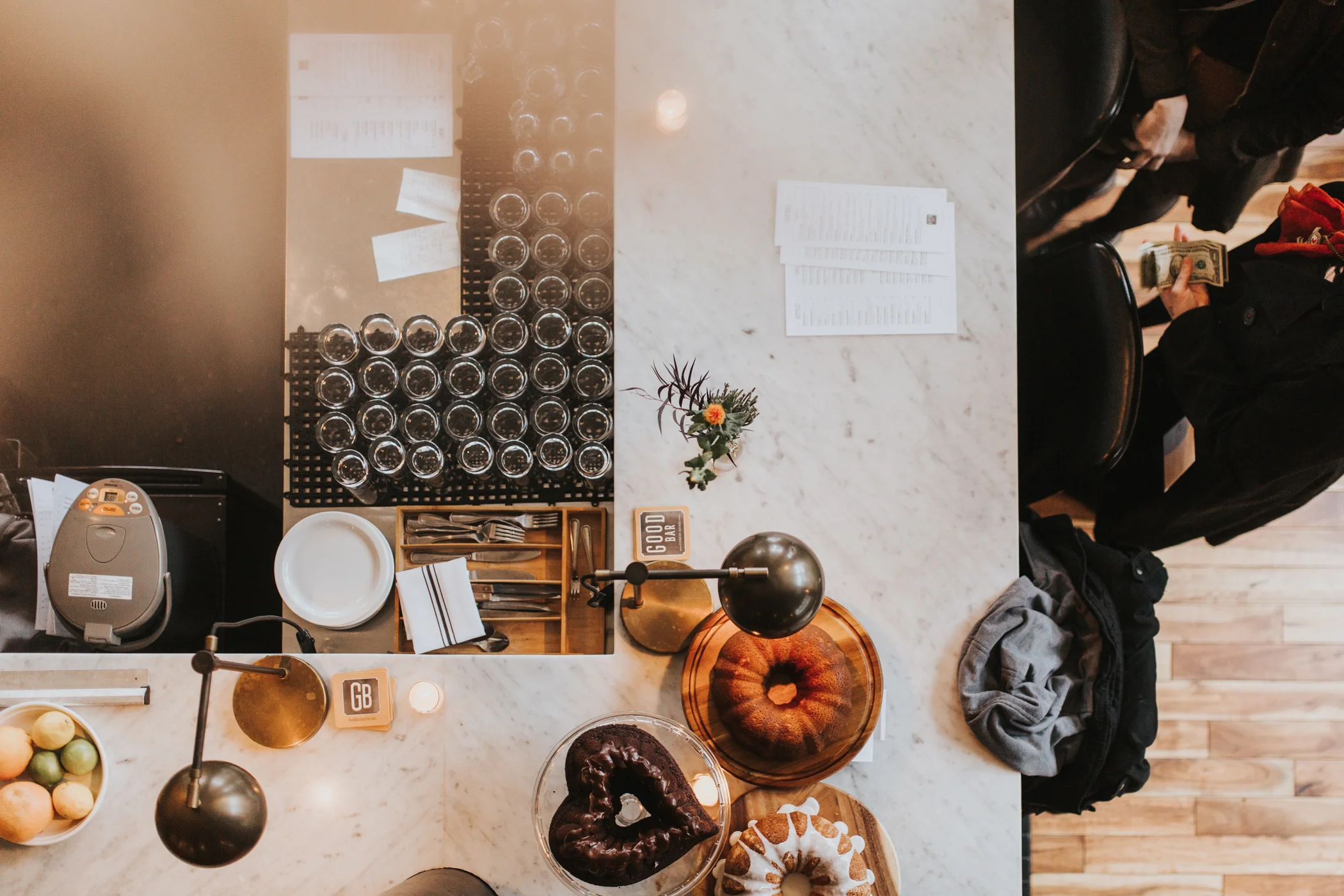 Edgy Wedding Reception The Good Bar Seattle Photographer