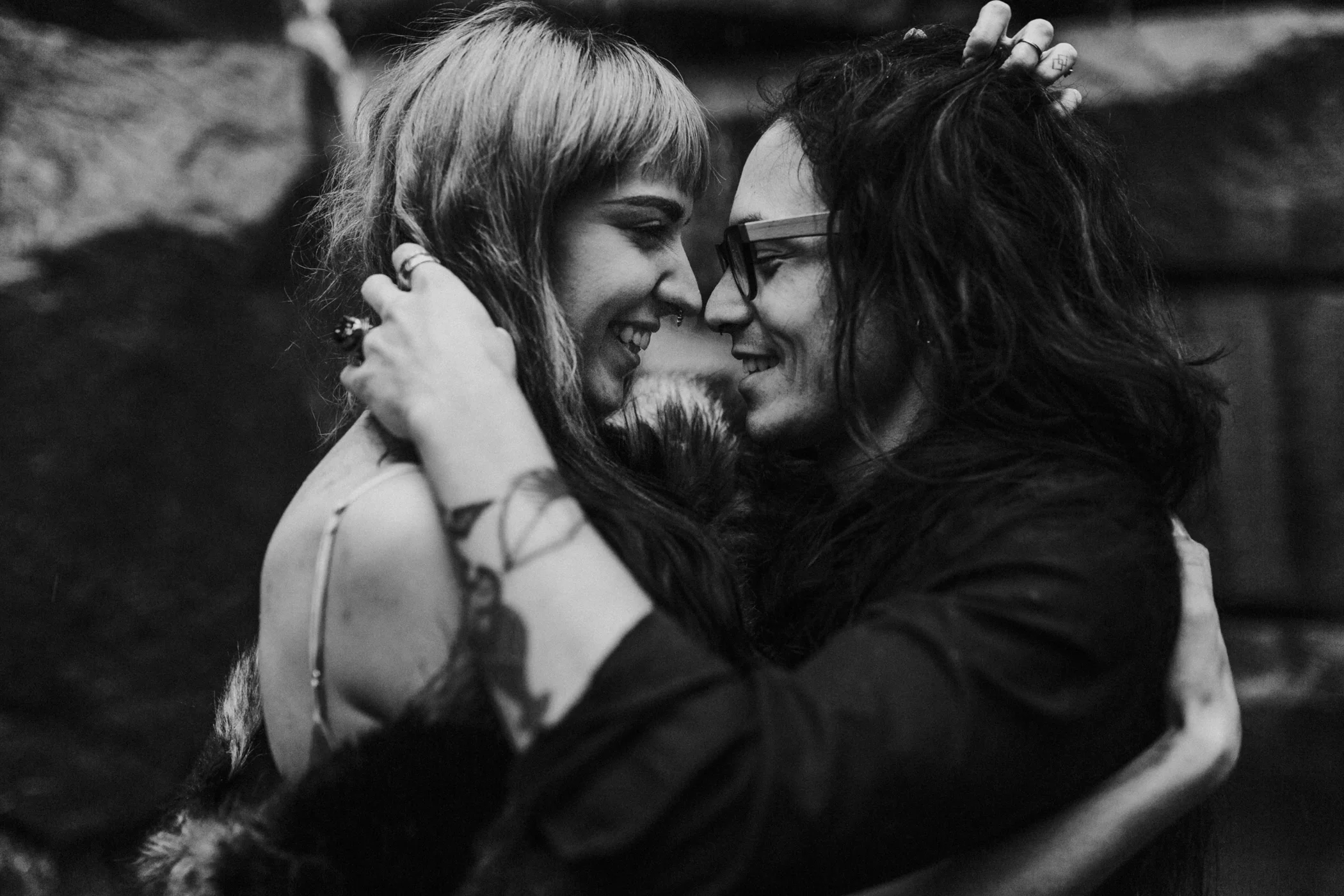 Edgy Wedding Reception The Good Bar Seattle Photographer