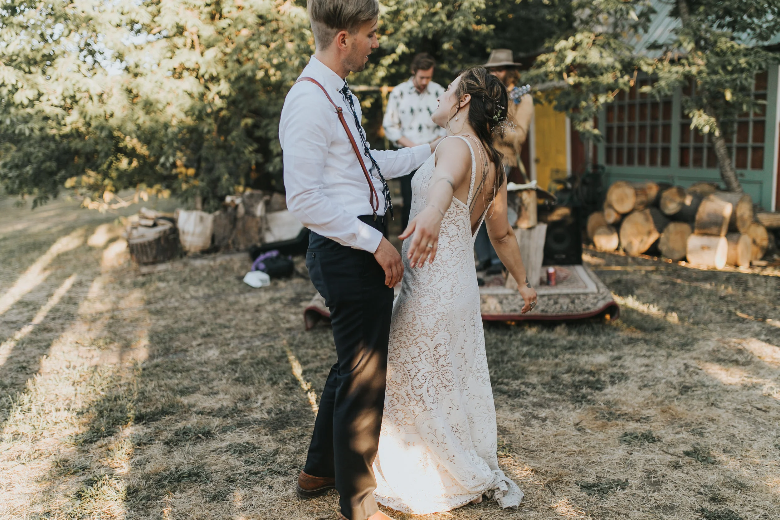 Alejandra Maria Photography Seattle Wedding Photographer Palouse Boho Backyard Wedding