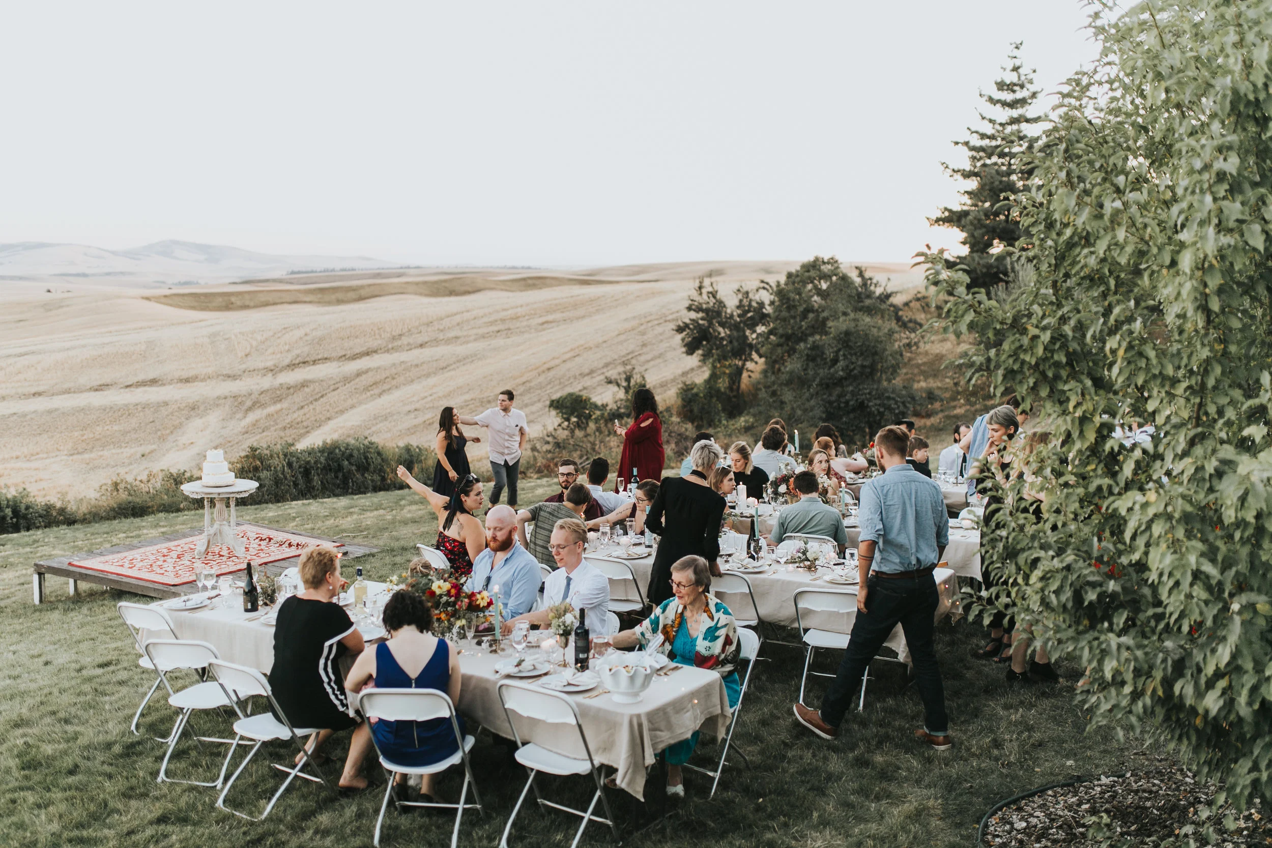 Alejandra Maria Photography Seattle Wedding Photographer Palouse Boho Backyard Wedding