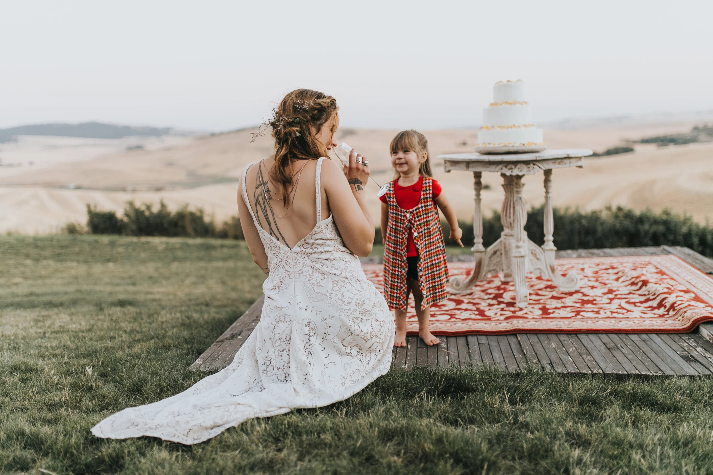 Alejandra Maria Photography Seattle Wedding Photographer Palouse Boho Backyard Wedding