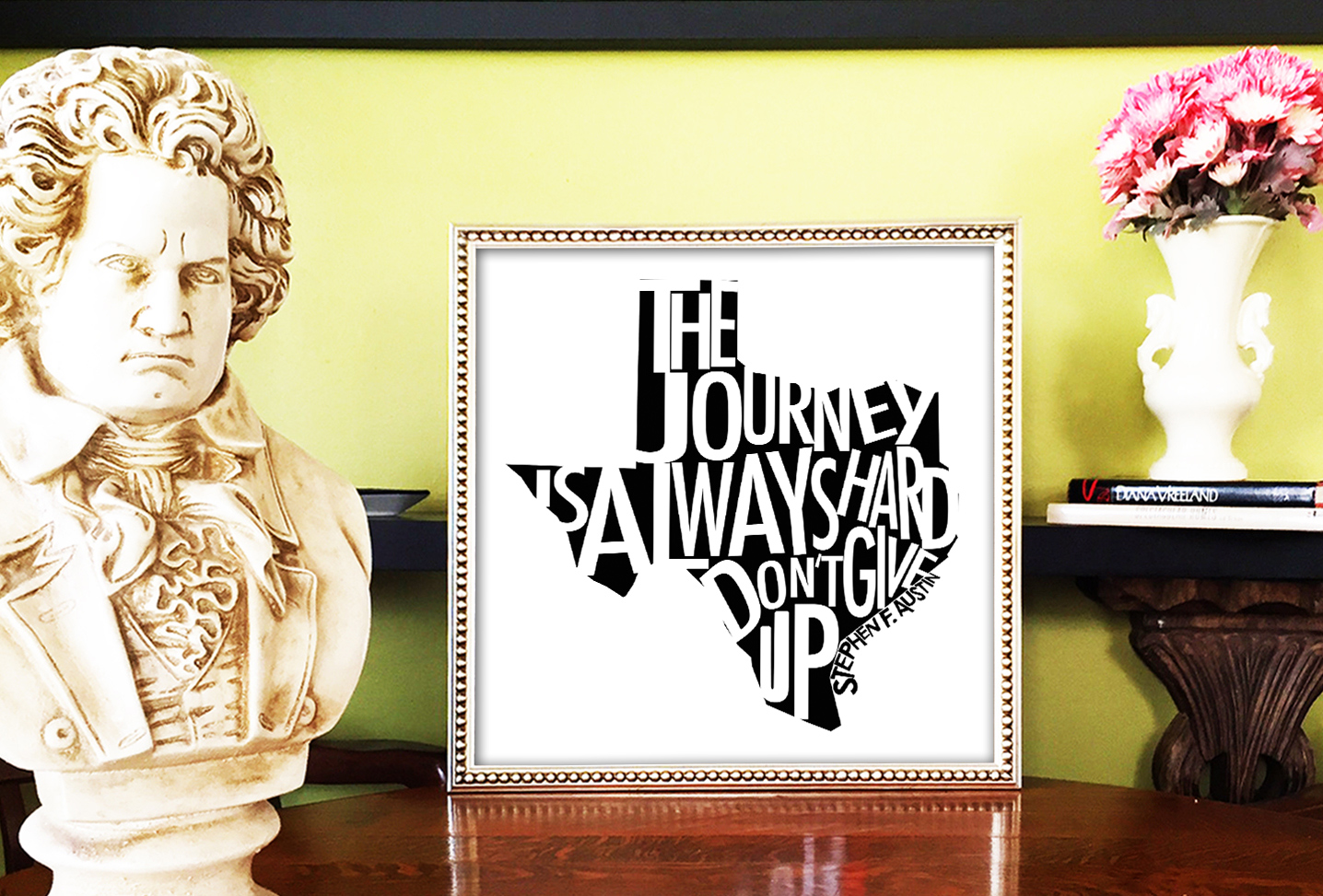 Stephen f. austin quote print