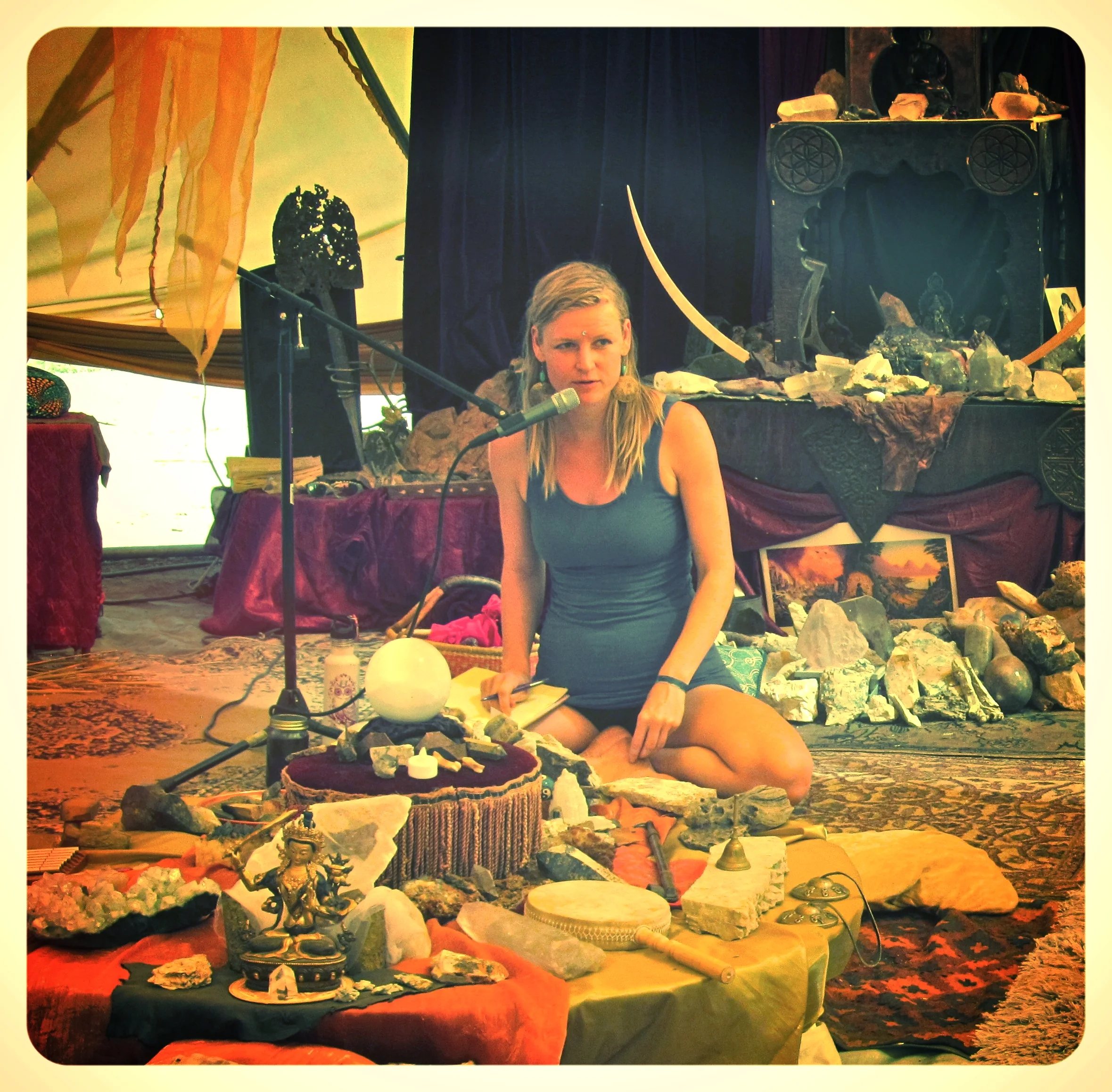 Tapping into Your Soul's Purpose workshop at Once Upon a Festival, Stonyford, CA June, 2015 Read more here....