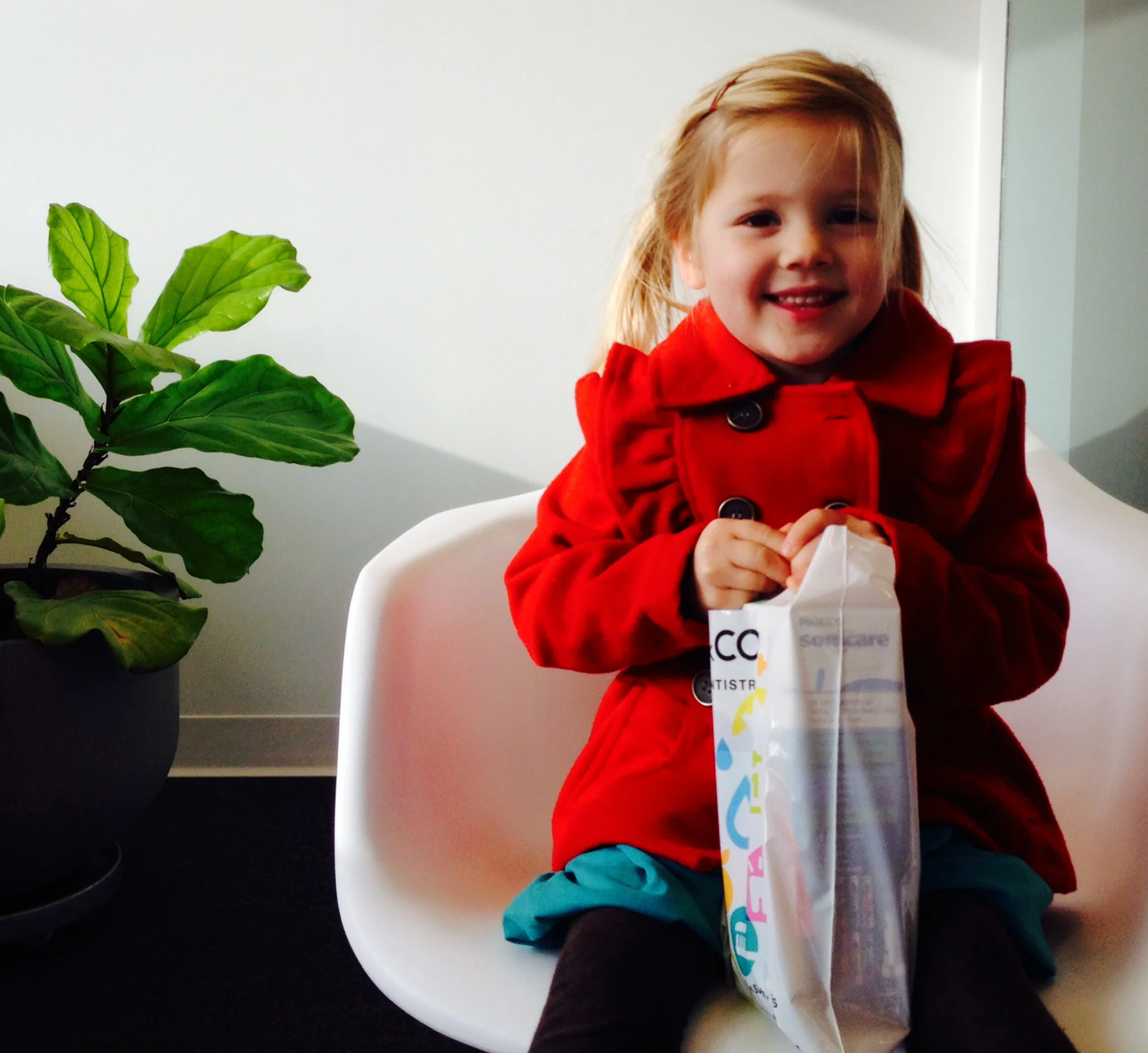 Winner of Kids Sonicare electric toothbrush :)