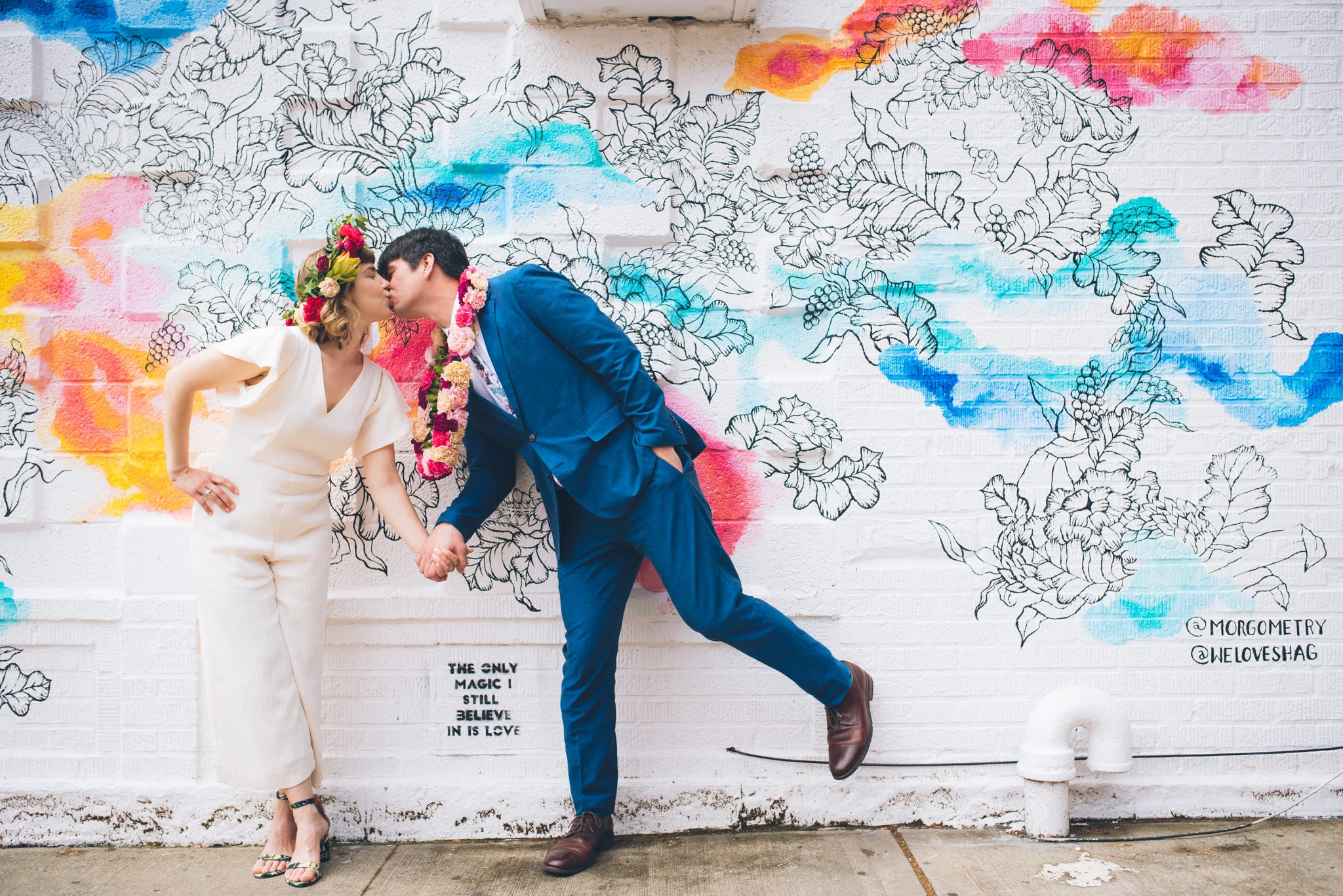 Hallie + Andy 2018/ Brooklyn NY . Photo Credit: Sascha Reinking Photography