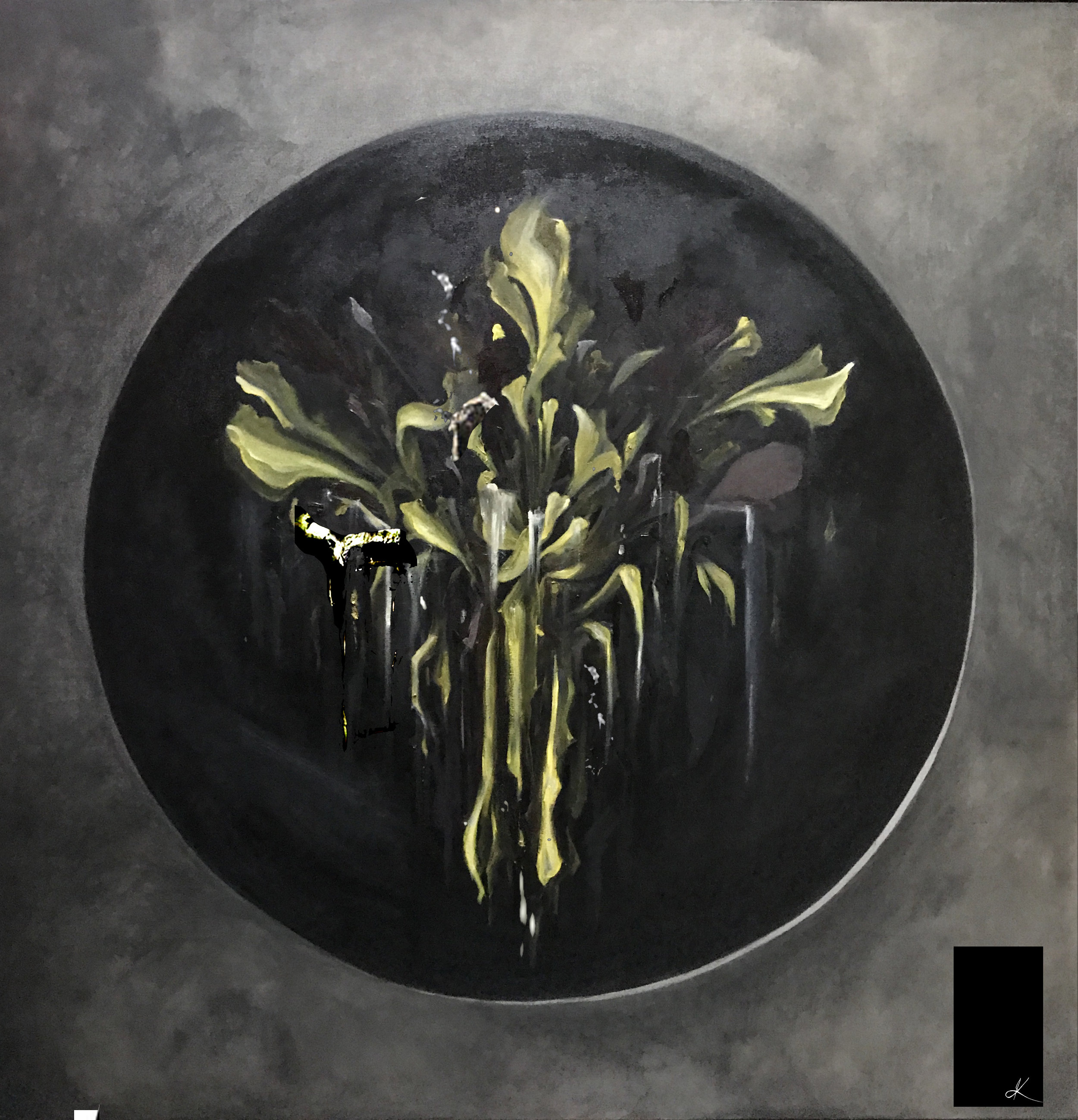 Classification - oil on canvas 187cm x 187cm