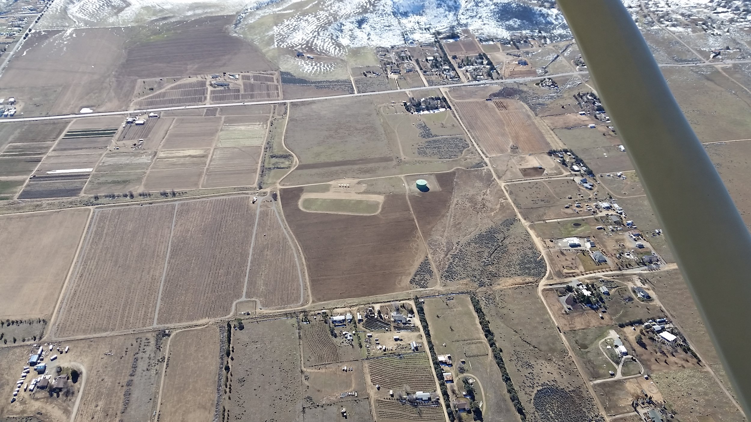 Flying field aerial shot January 18, 2017.