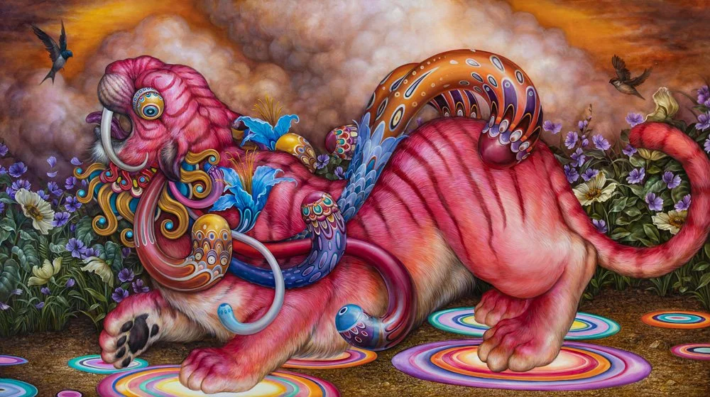 The Untamable Spirit and the Waking Tiger (Artist Print)