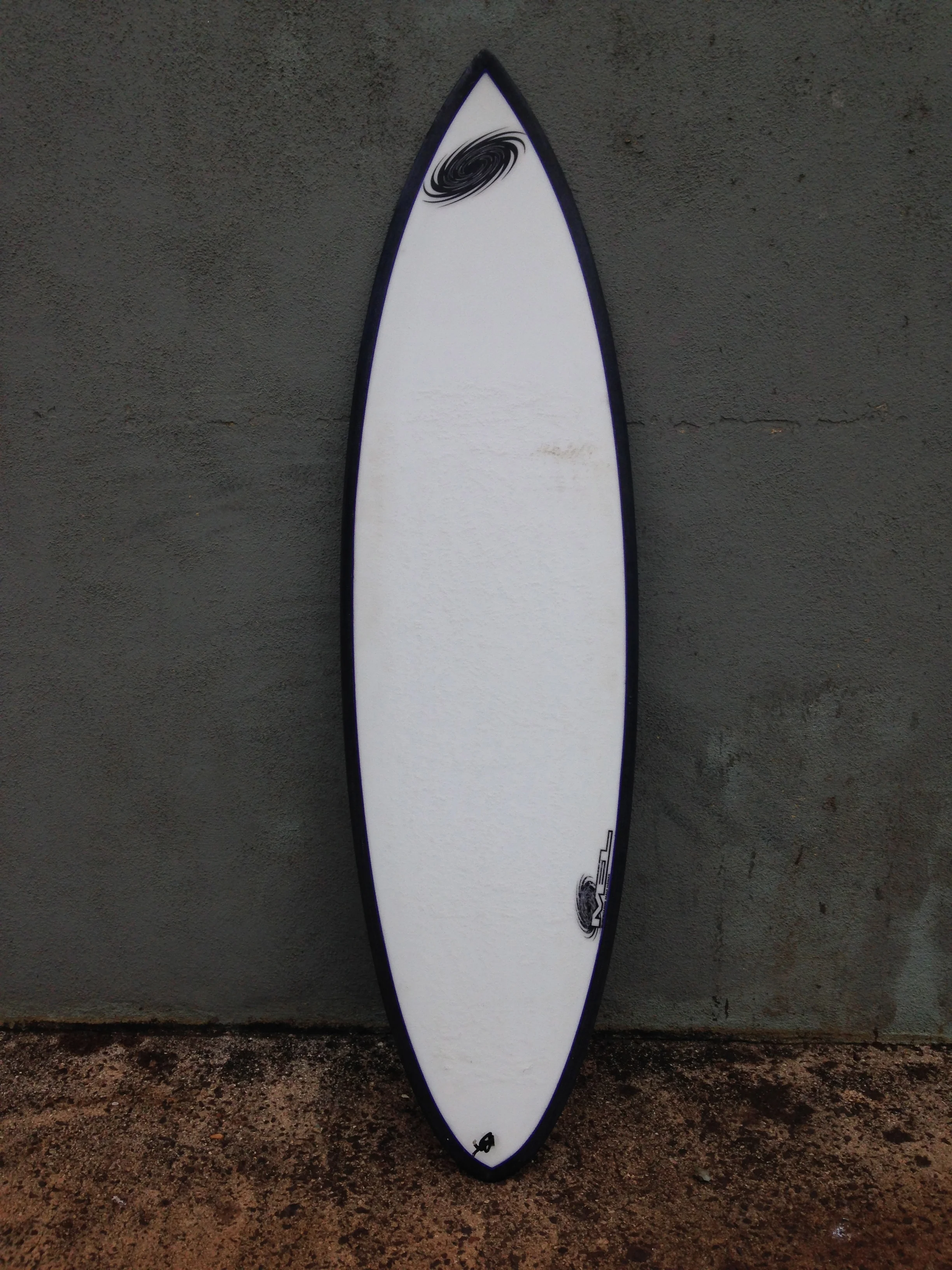 6'4" Mel Carbon Rail Silver Bullet