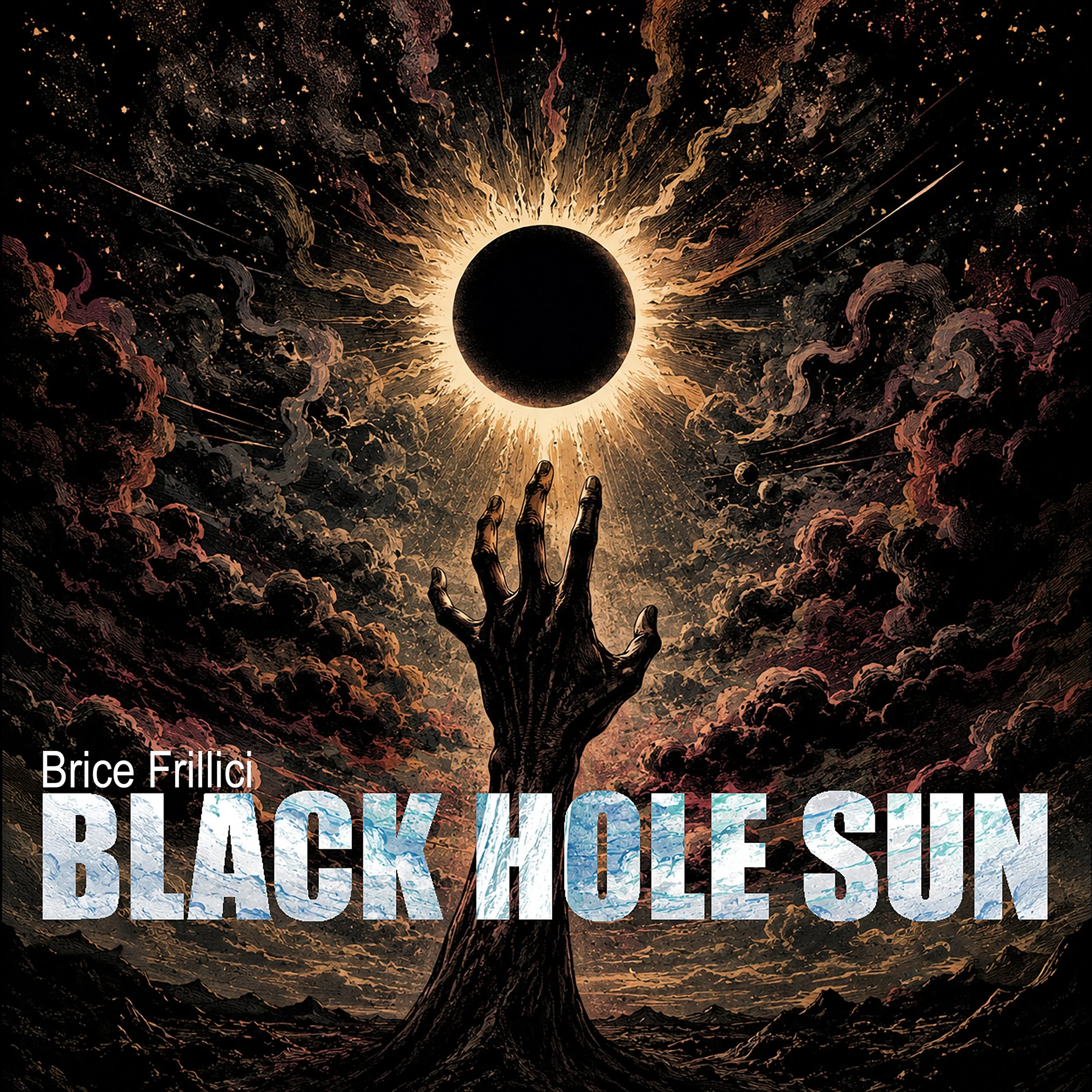 Black Hole Sun cover artwork for Brice Frillici's recording of the Soundgarden song