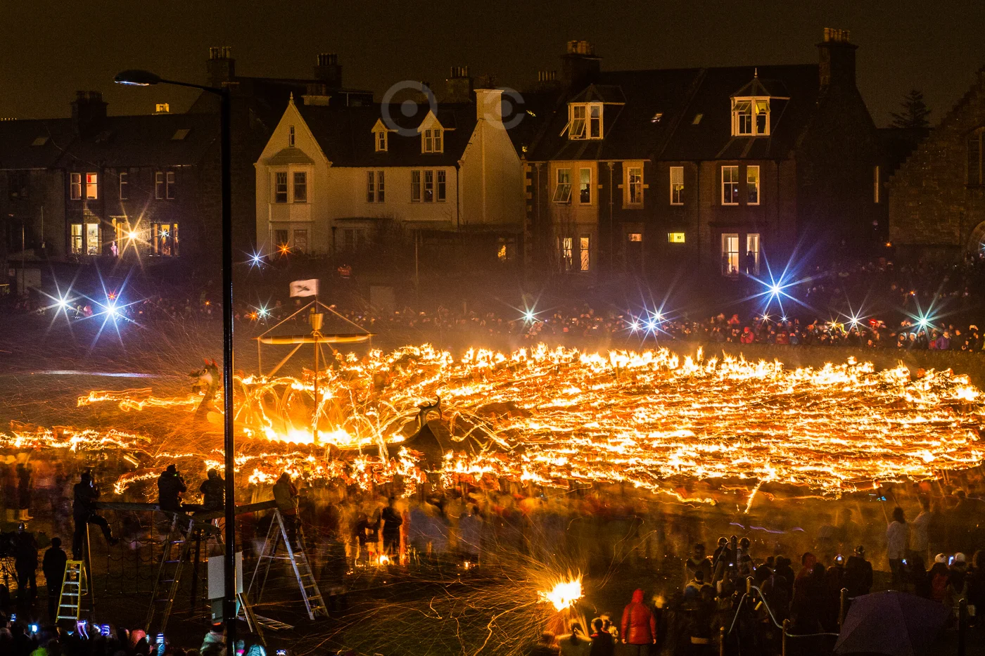 The burning!