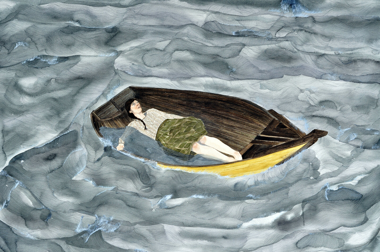 Turbulent Waters (A pilgrim at sea)