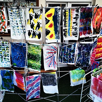 The School of Uganglish Meets its Maker(space) with Mono Print Your Life at FABLAB London