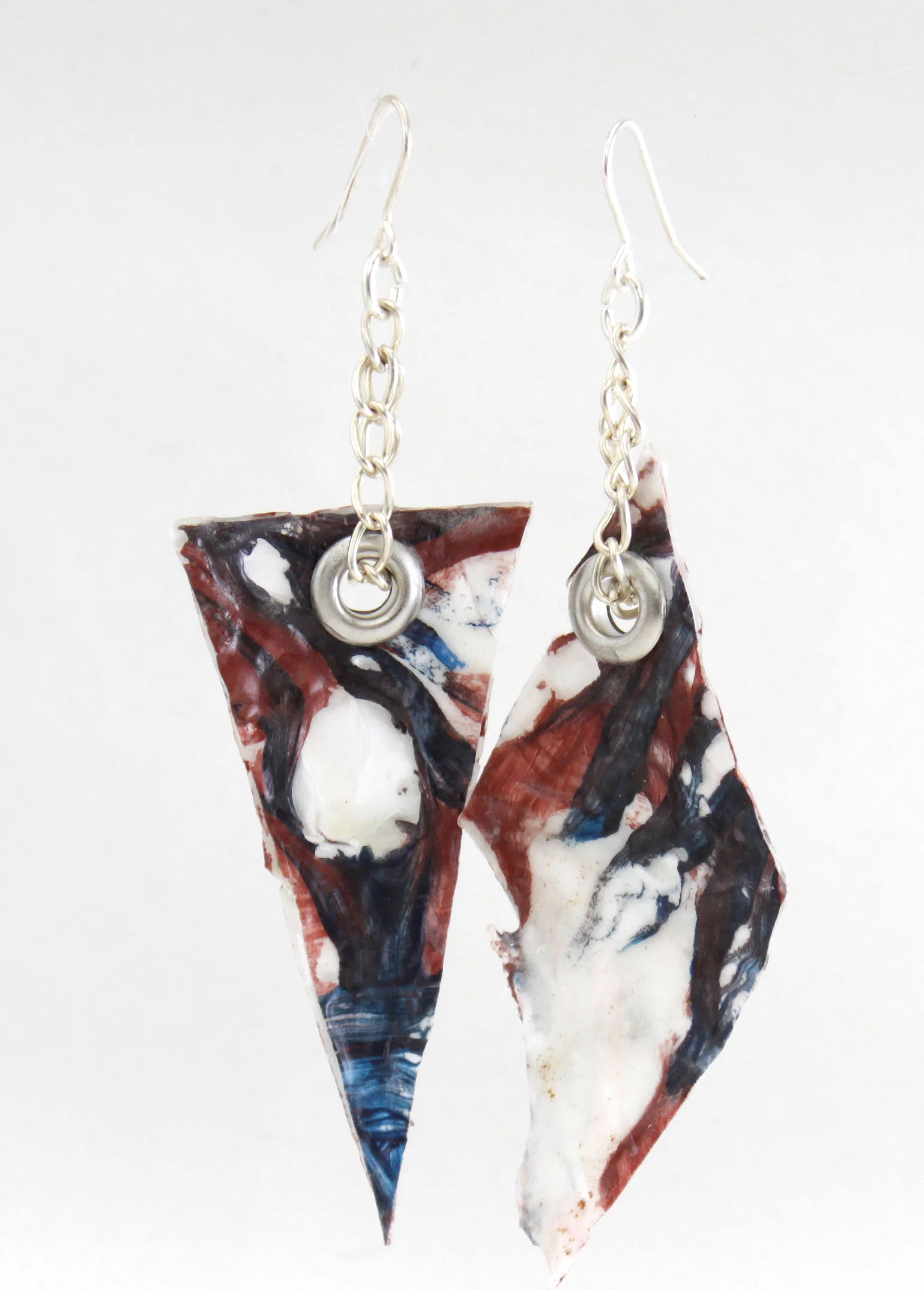 Recycled Crinkle Earbob