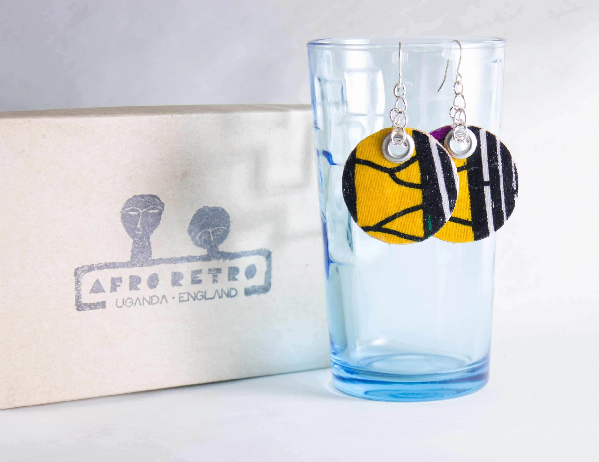 Mini-Fab Bobs with African Wax Print