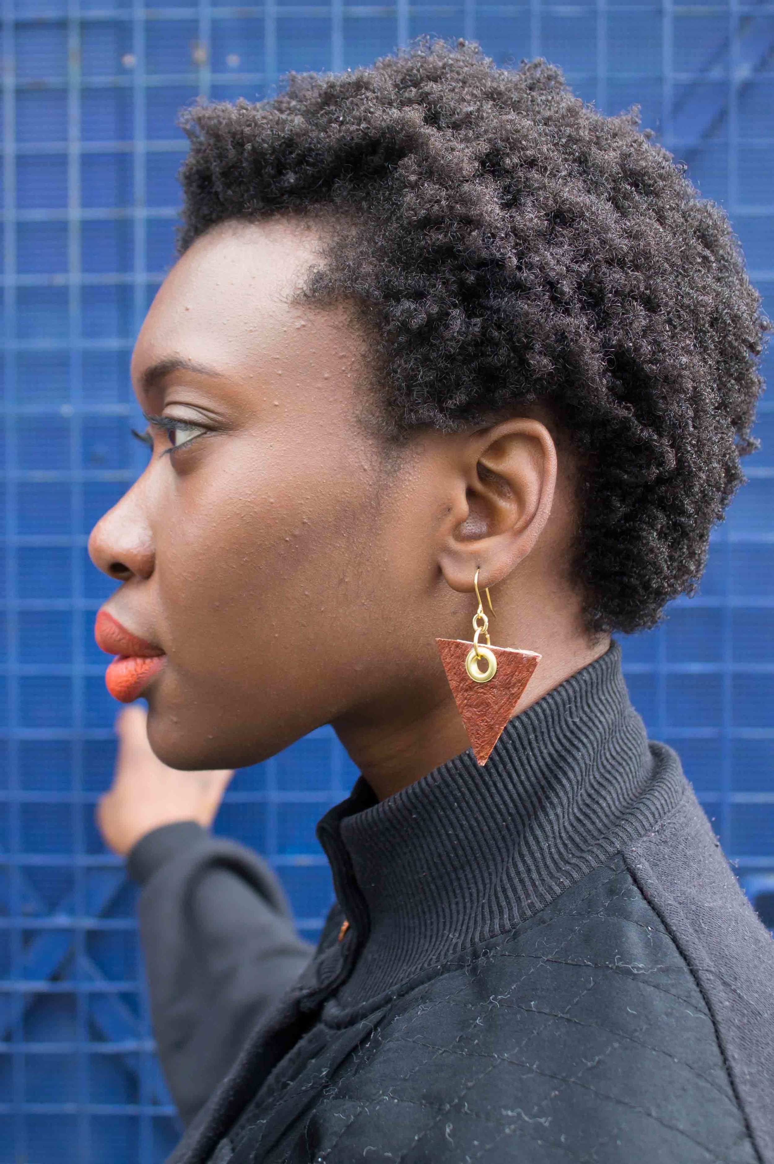 TriBob Bark Cloth backed with Banana Leaf