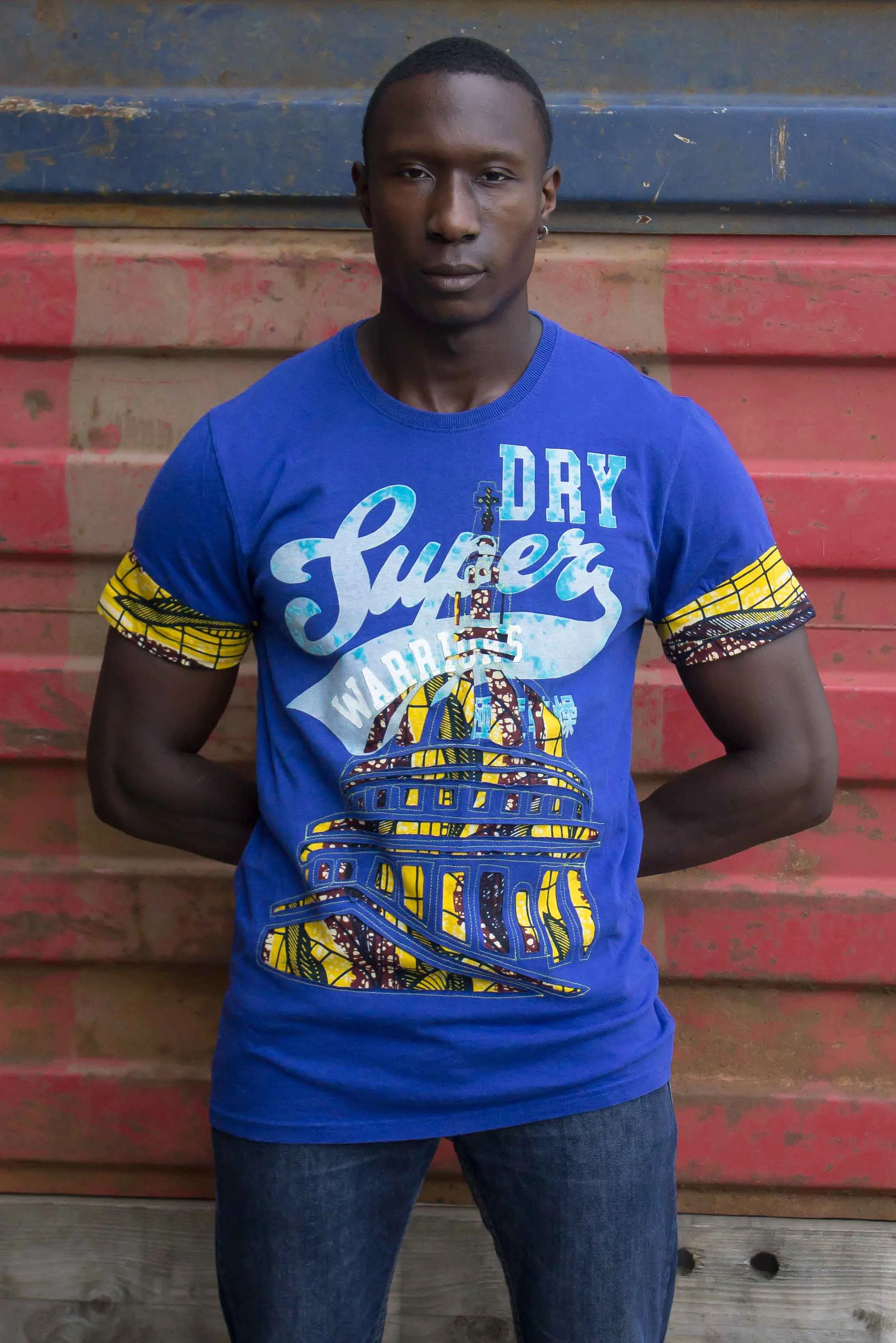 UpCycled Cut Out Tee: St Pauls "UpCycled Warrior No.65"