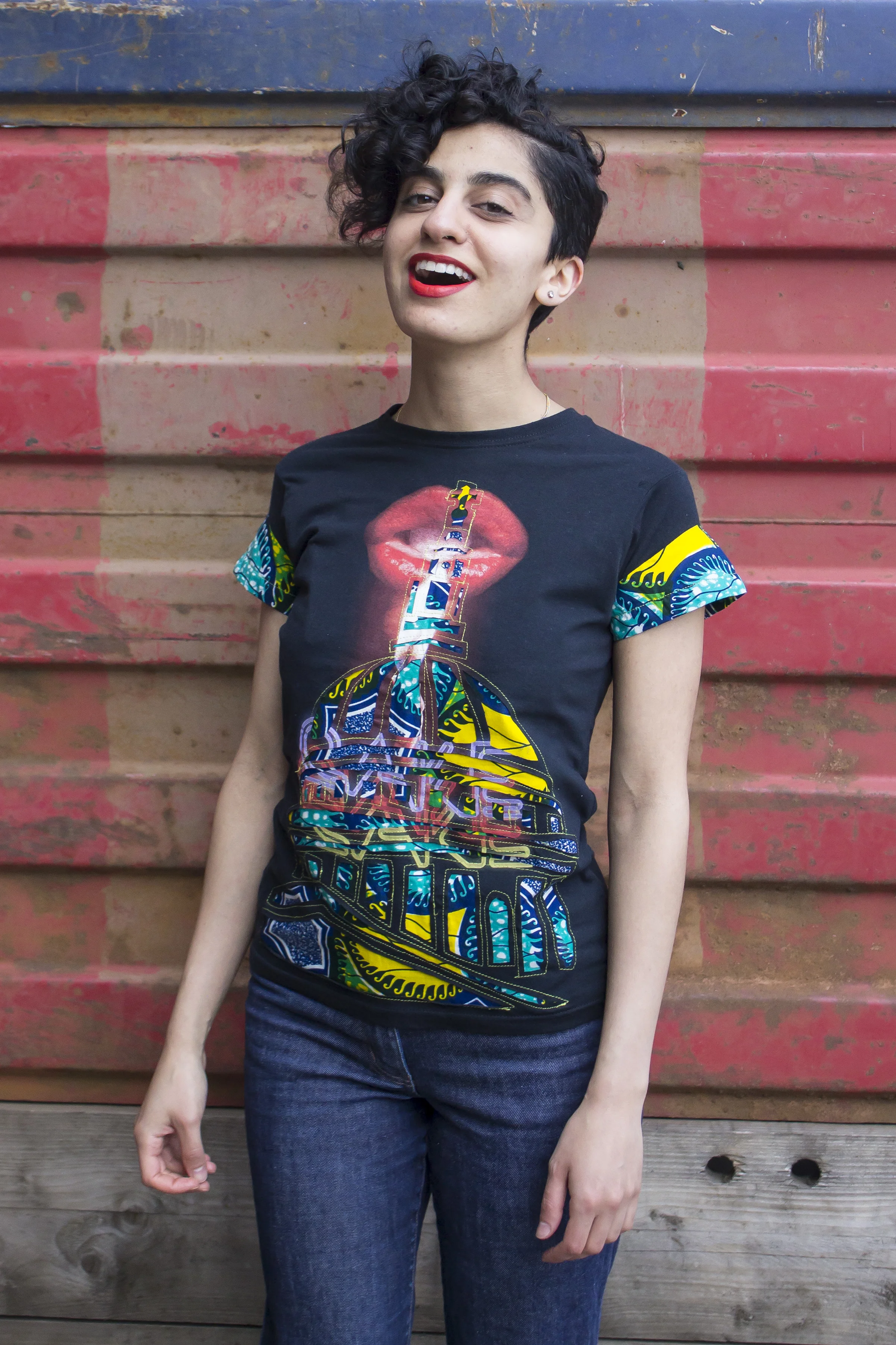 UpCycled Cut Out Tee "St Pauls"