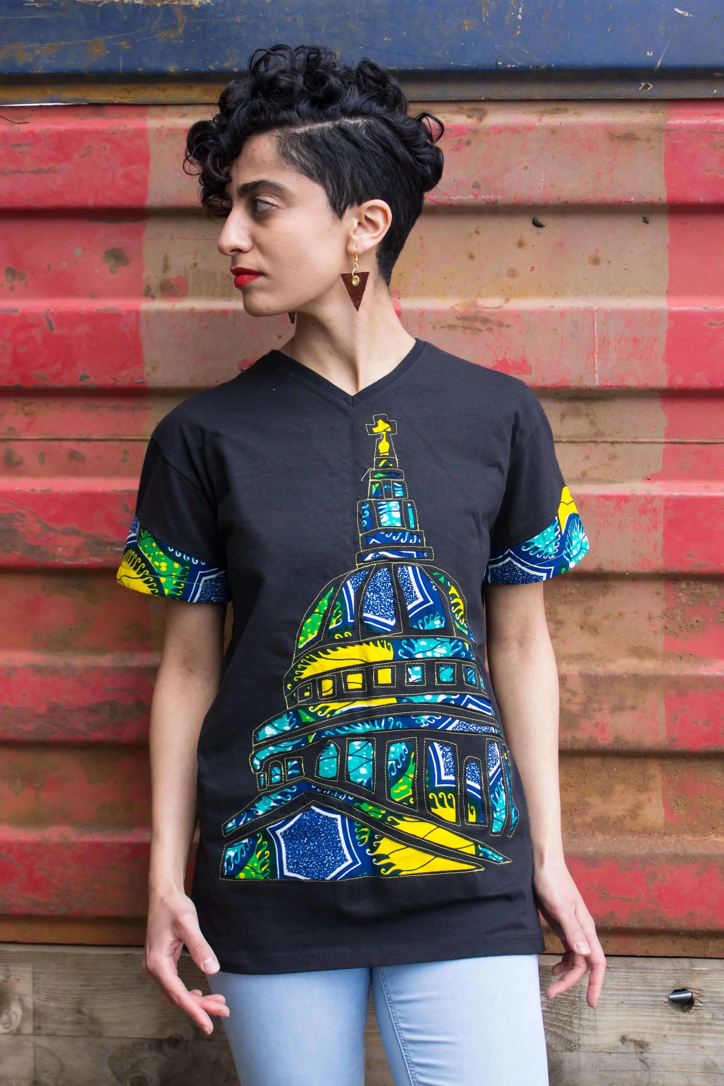 UpCycled Cut Out Tee "St Pauls"