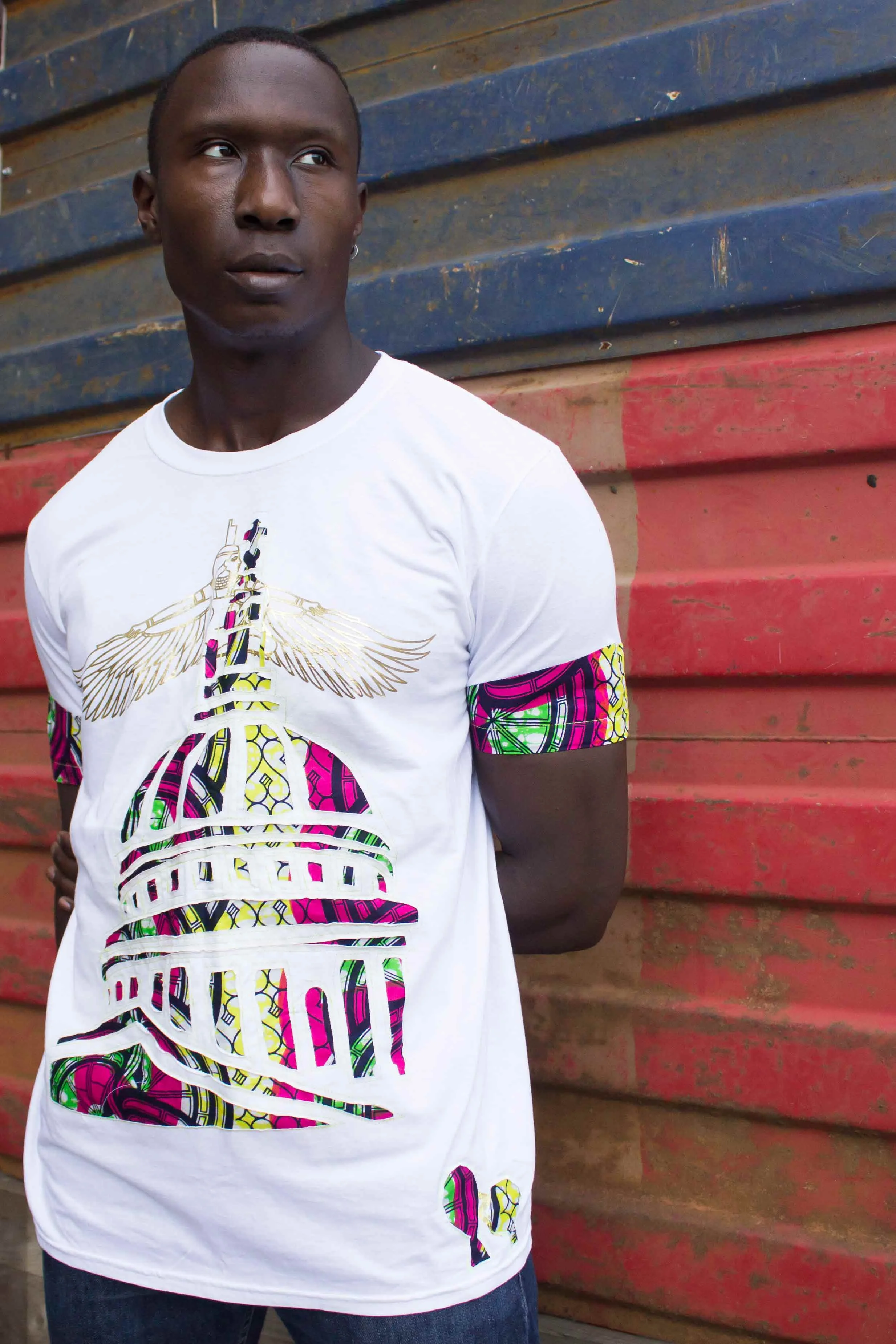 UpCycled Cut Out Tee "St Pauls"