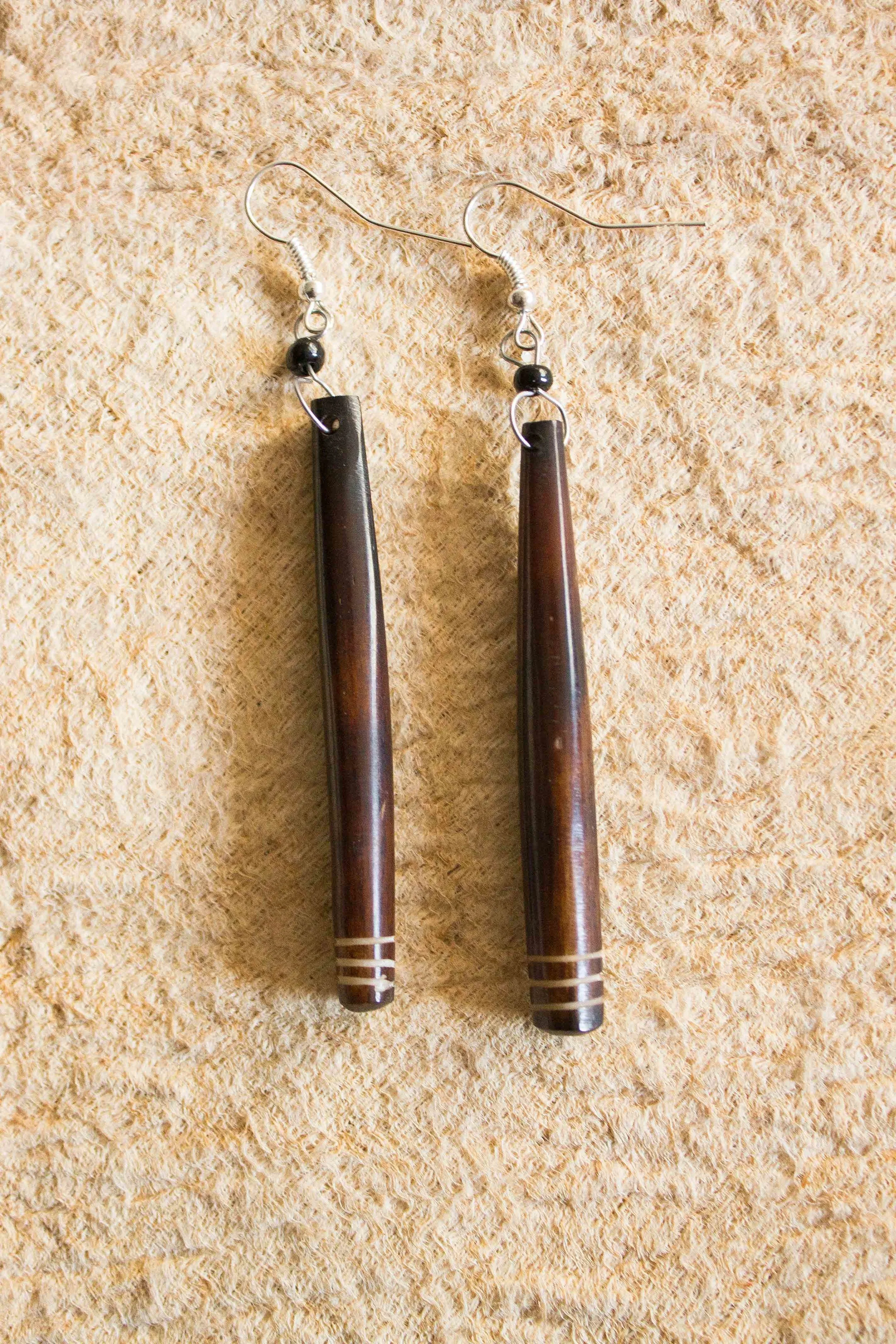 Reclaimed Bone Earbob