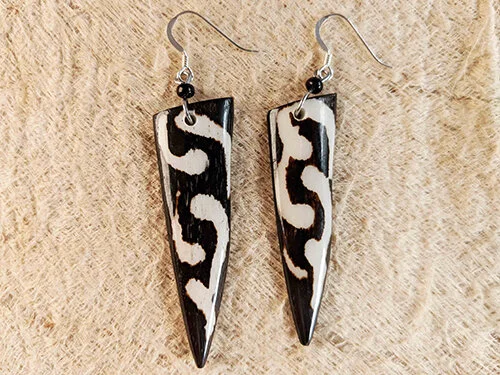 Reclaimed Bone Earbob