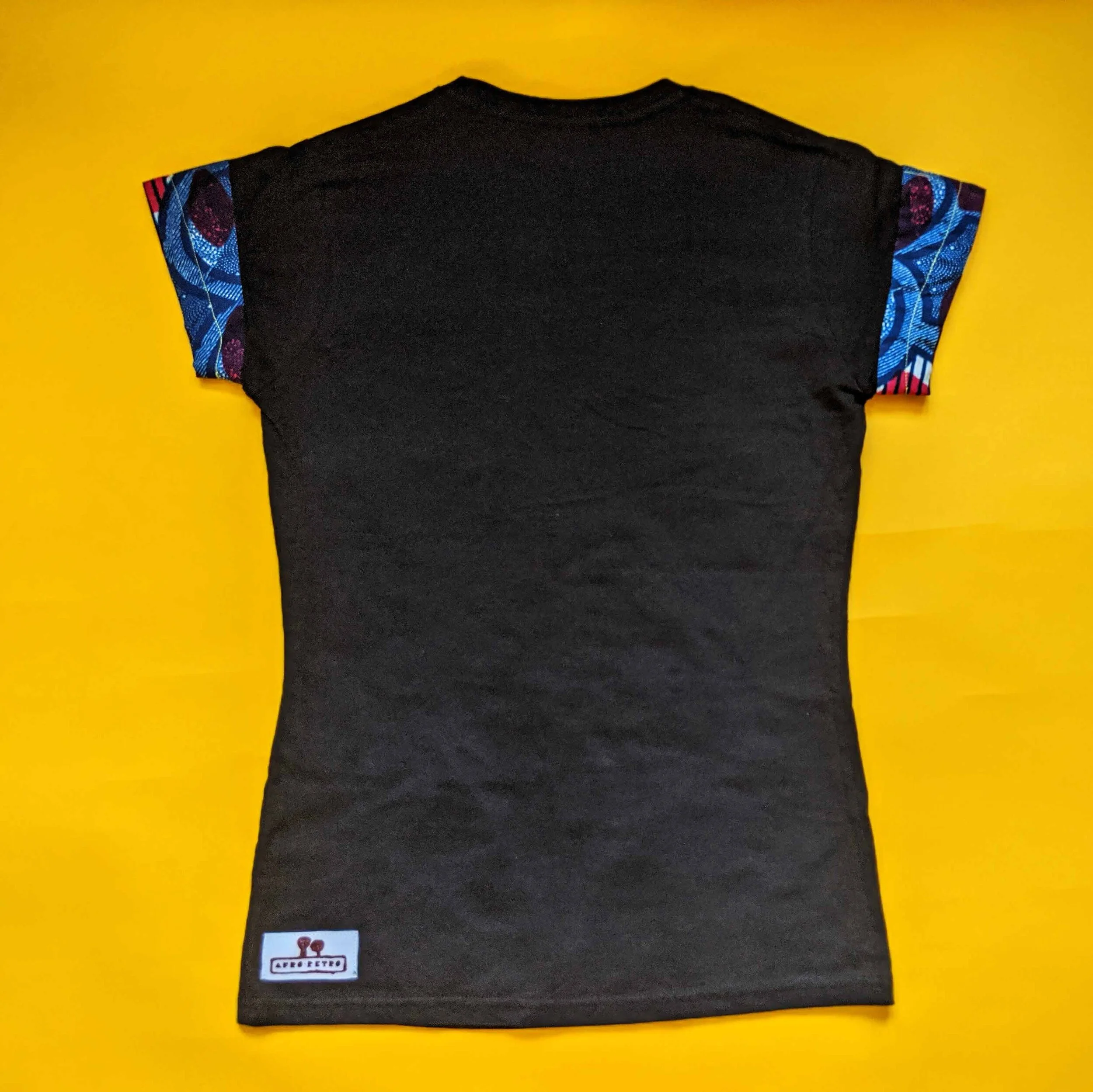 UpCycled Cut Out Tee: St Paul's "Cake" Blues Print