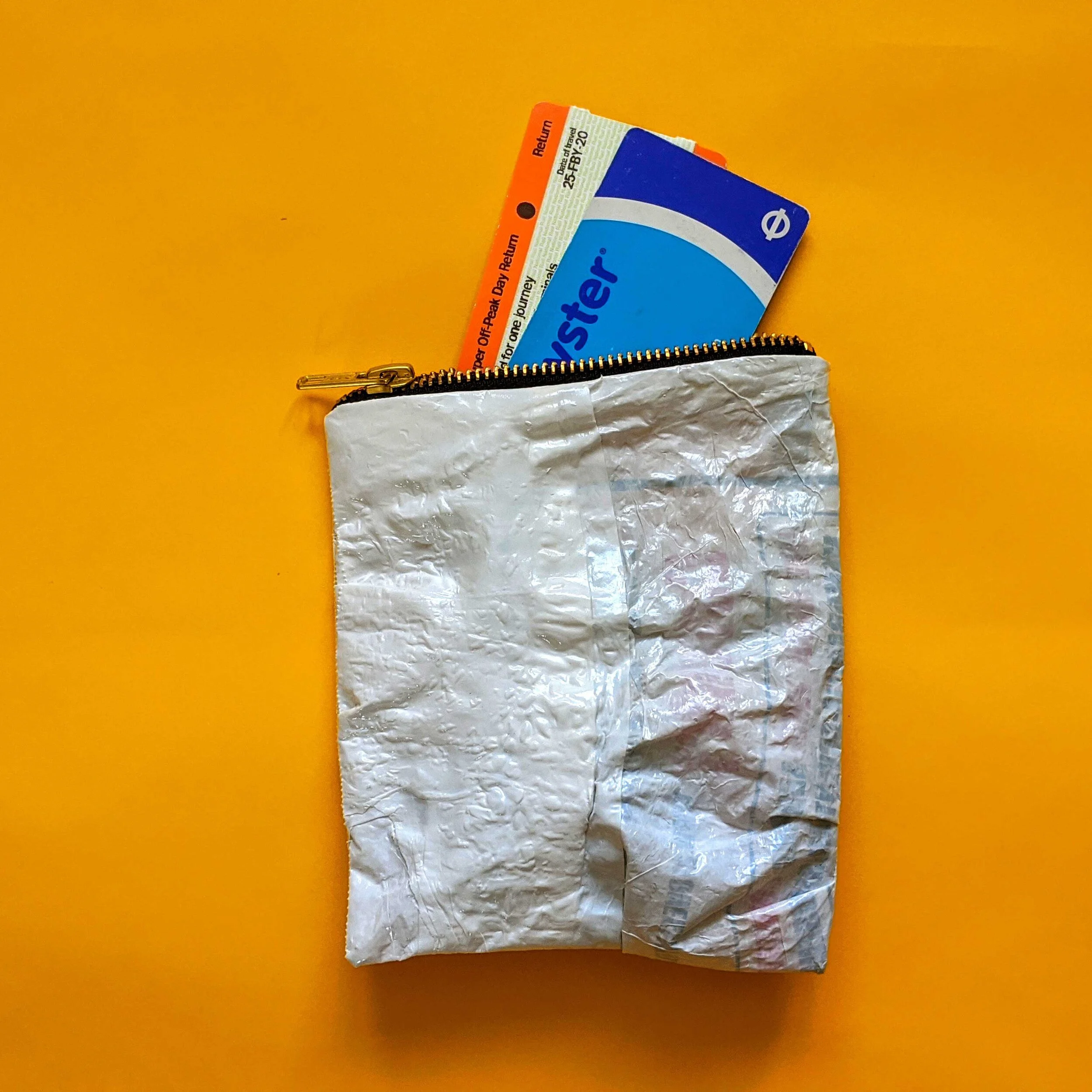 UpCycled Trash Pouch "White"