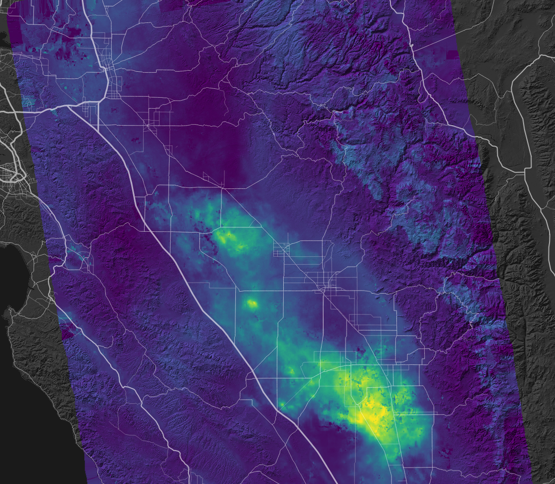 Ground subsidence due to groundwater abstraction in the San Jaoquin valley, California