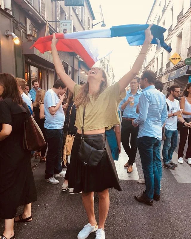 On est en finale!! Allez les bleeeuuuus!! See you on Sunday :)