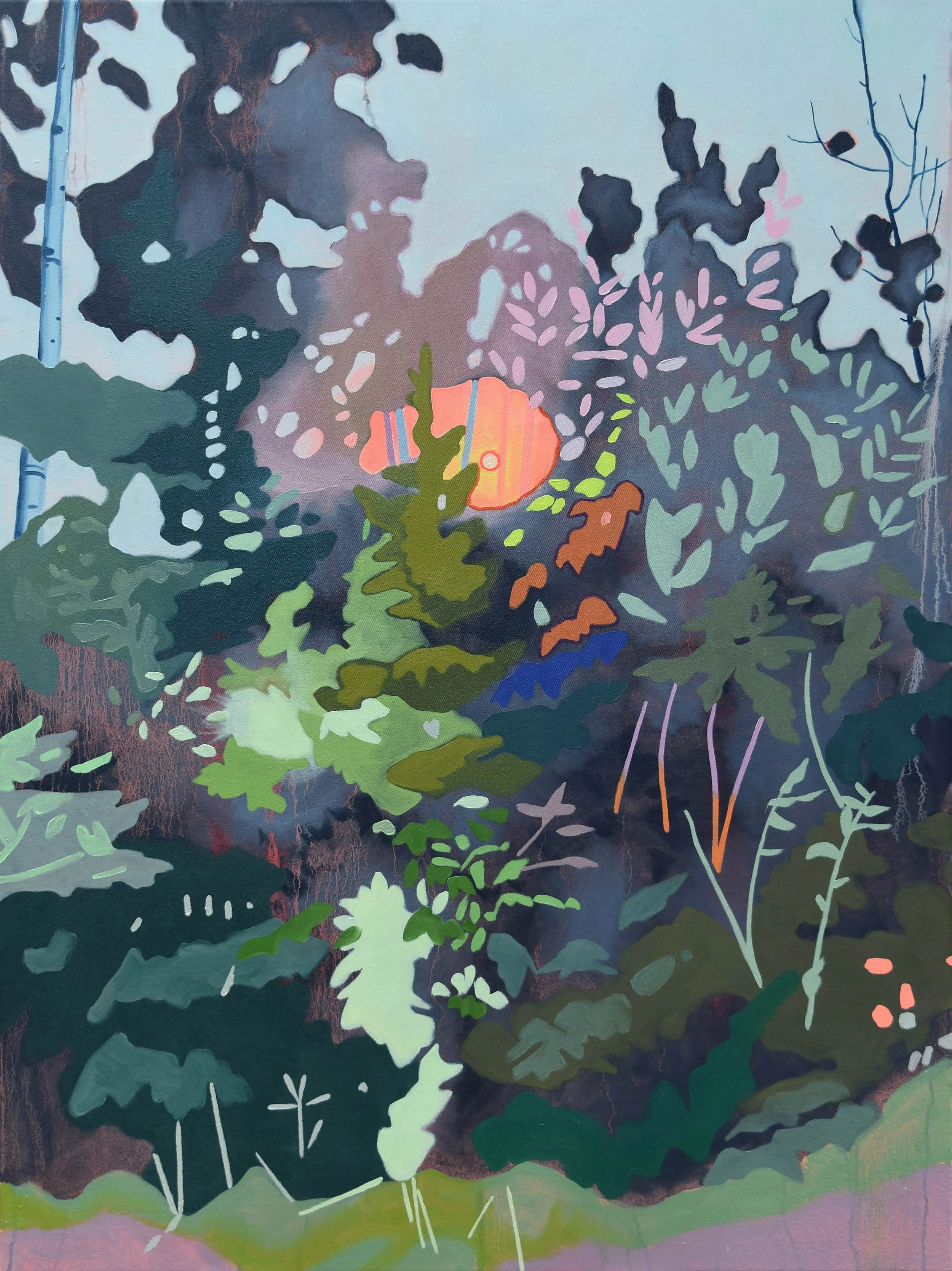 Old Friends, 2024, 48" x 36"