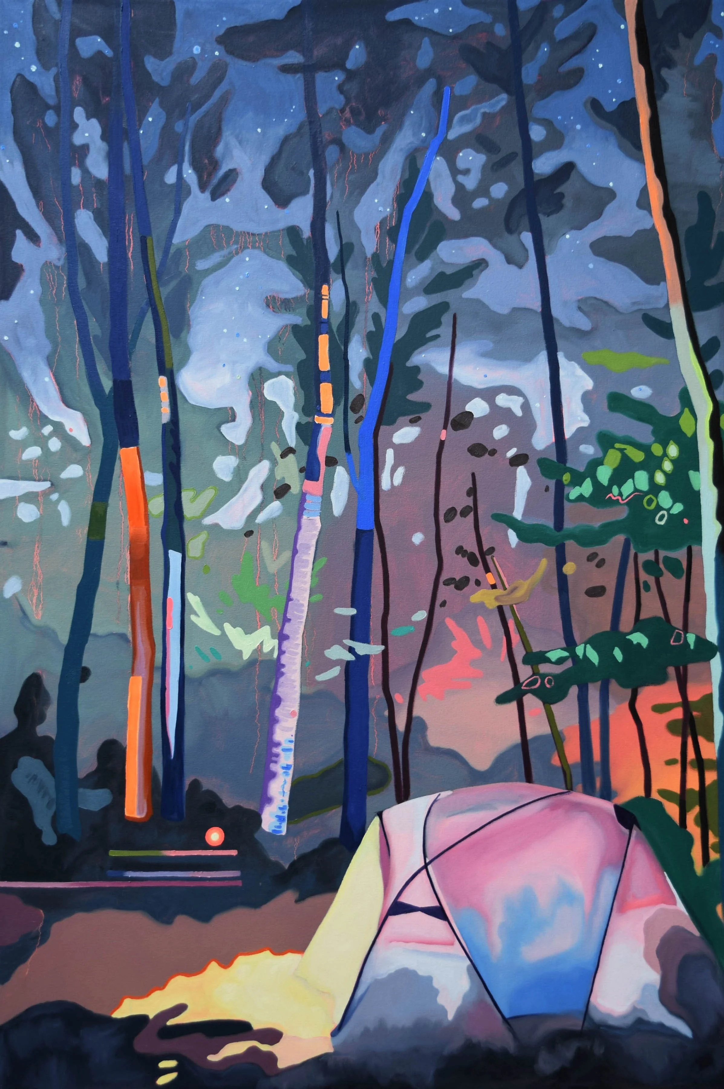 Standing on the Shoulders of Giants, 2024, 60" x 40"