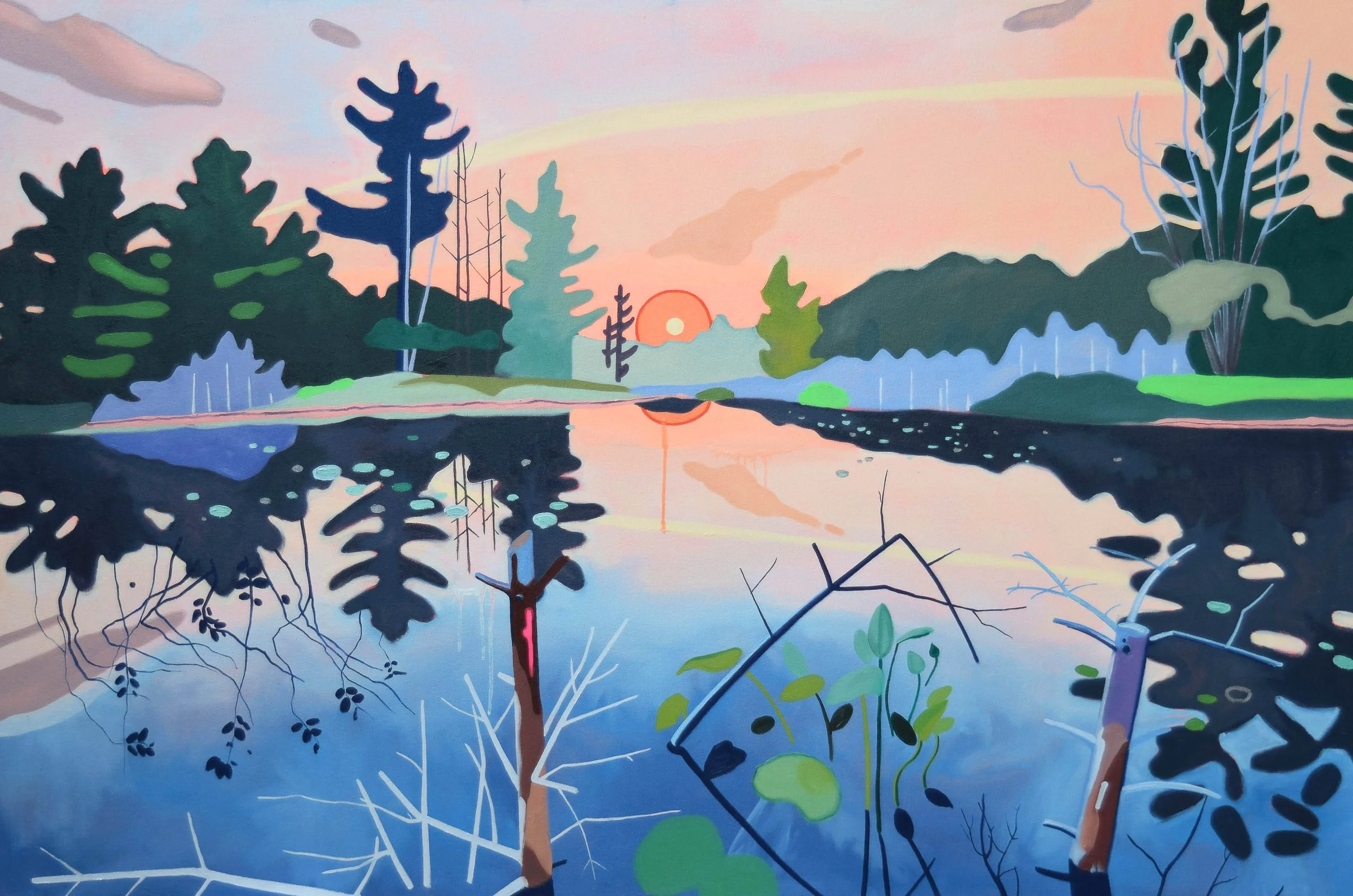 The Weight of it All, 2024, 40" x 60"