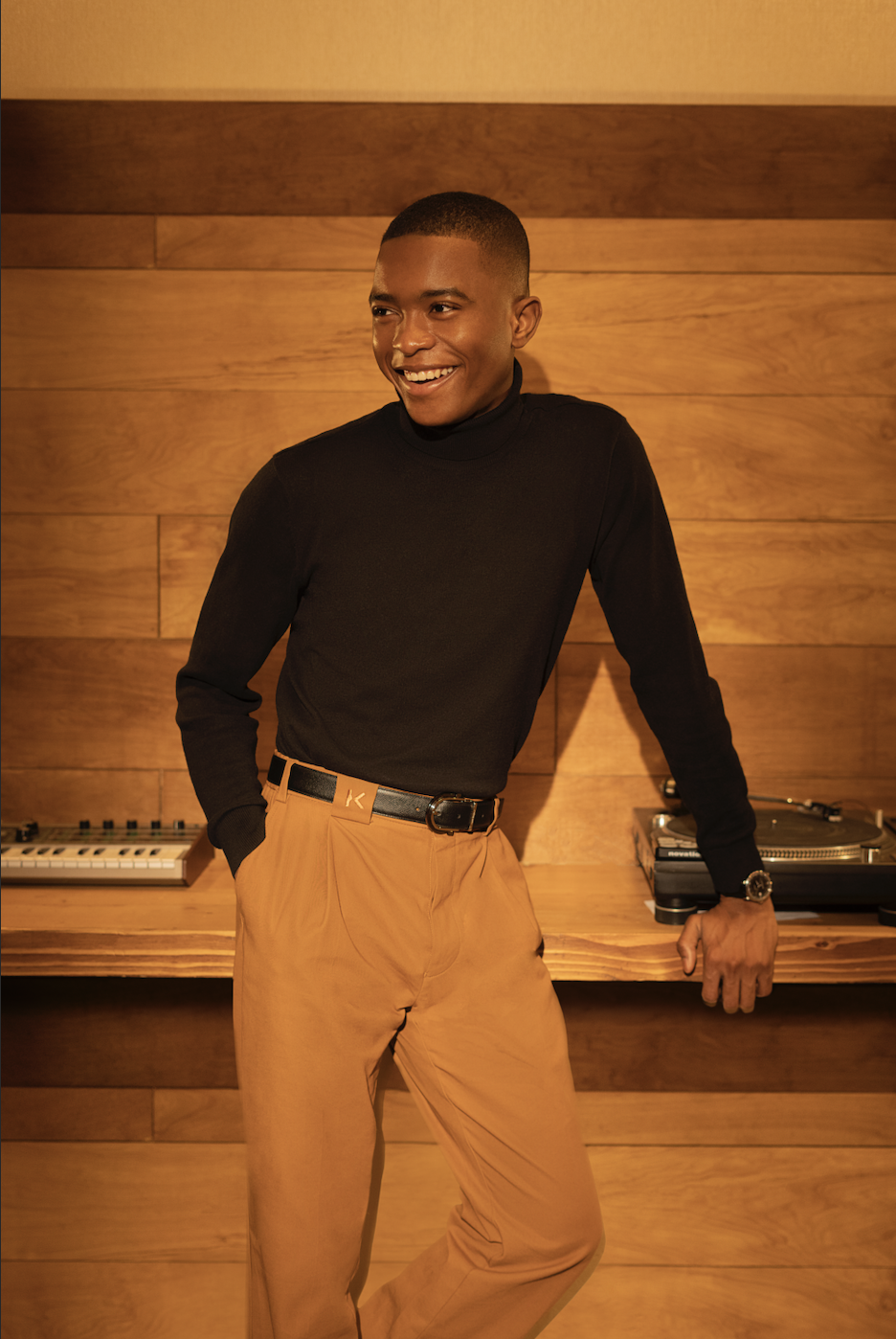 Black Turtleneck — IGEE OKAFOR