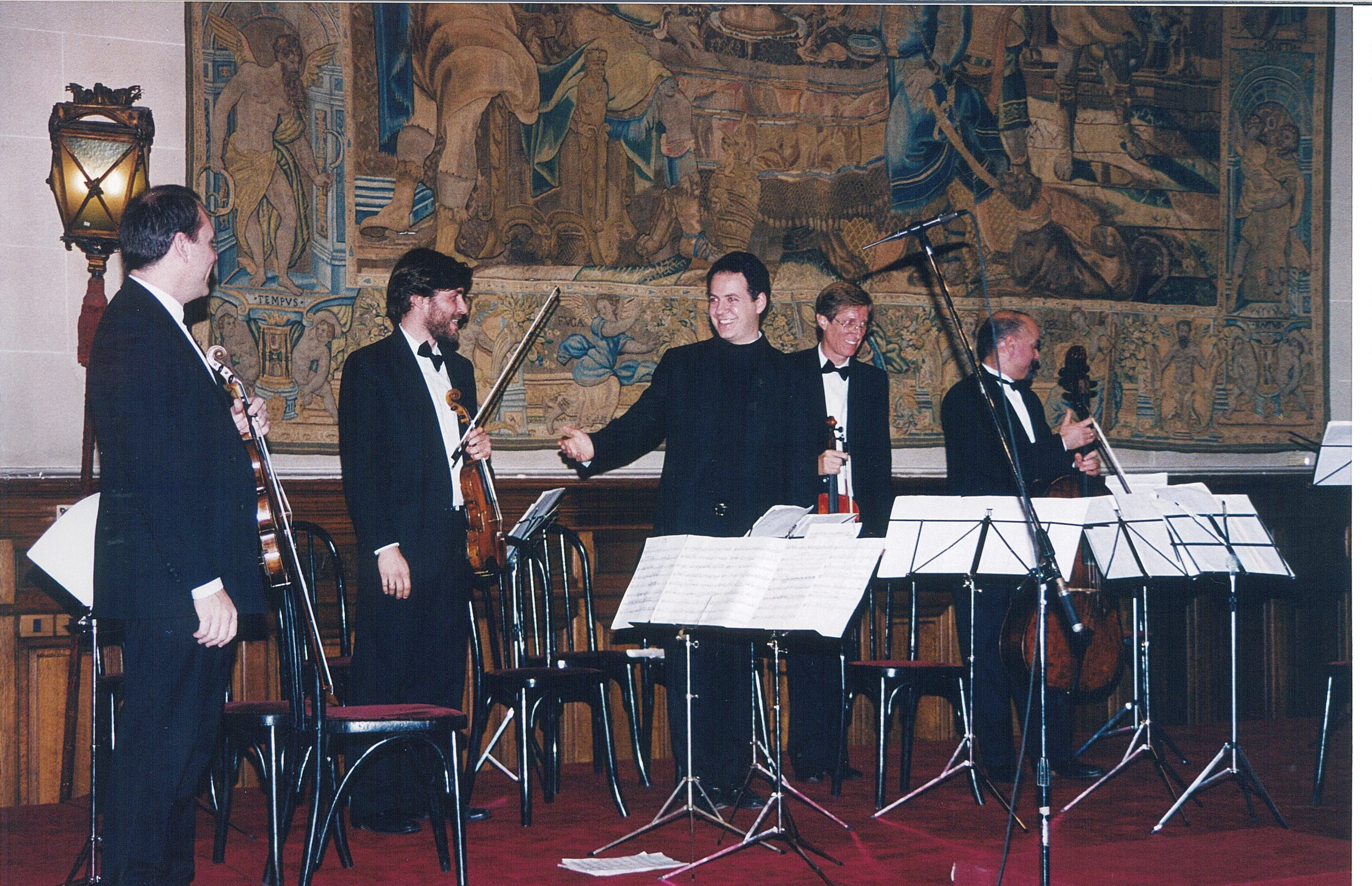 After the premiere of my String Quartet in G minor (National Academy of Arts)